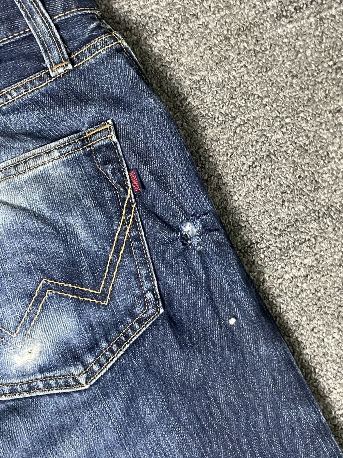 Edwin × Japanese Brand × Vintage Vintage EDWIN Straight Cut Jeans (84) Size US 34 / EU 50 - 12 Thumbnail