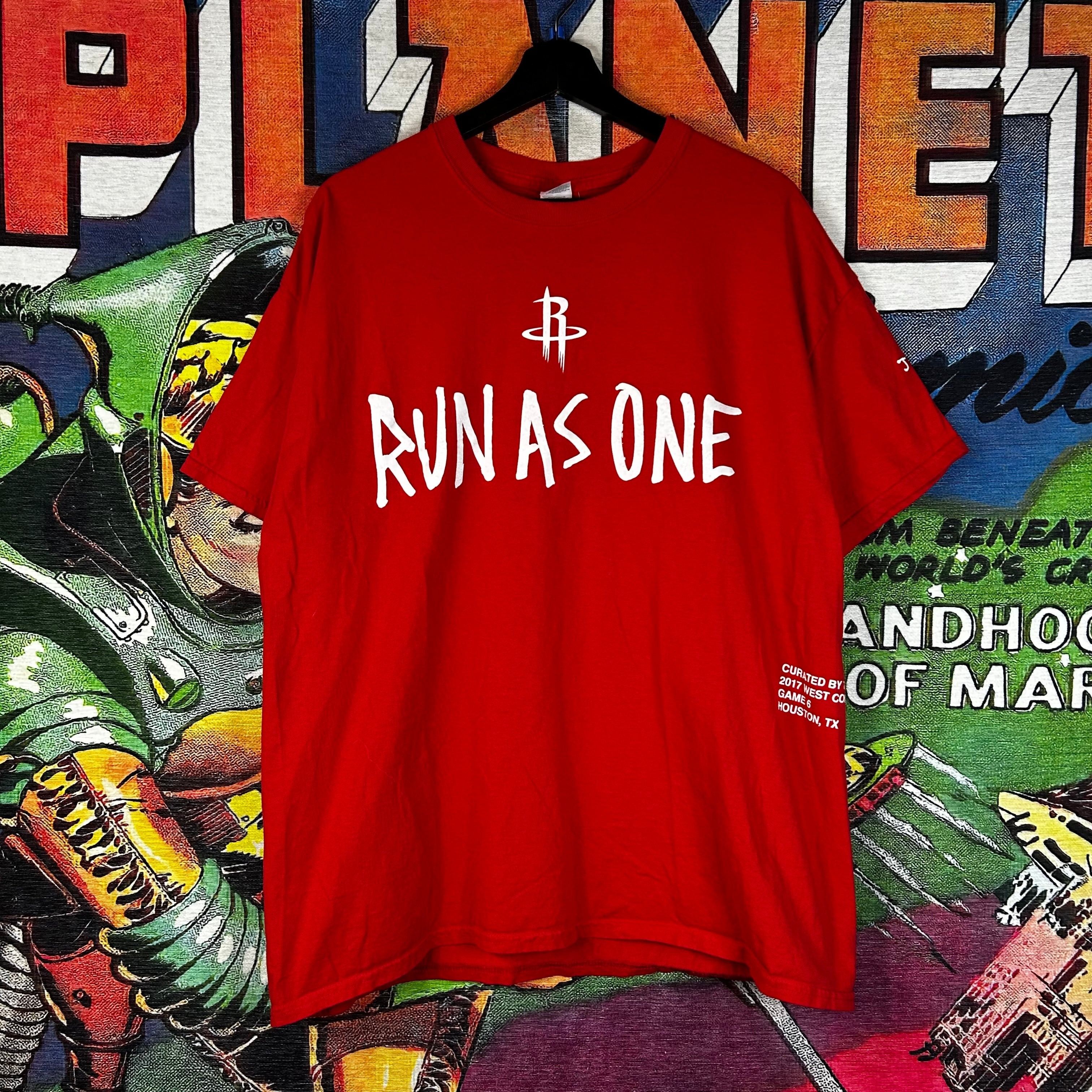 NBA × Travis Scott Travis Scott x Houston Rockets ‘Run As One’ 2017 Tee XL Size US XL / EU 56 / 4 - 1 Thumbnail