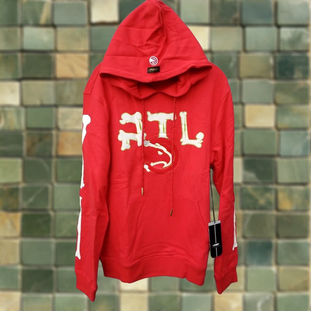 Pro Standard PRO STANDARD Hoodie Atlanta Hawks Mens LARGE Black 100% Cotton NBA Black Hoodie Mens Large Pro Standard Atlanta Hawks Hoodie Size US L / EU 52-54 / 3 - 1 Thumbnail