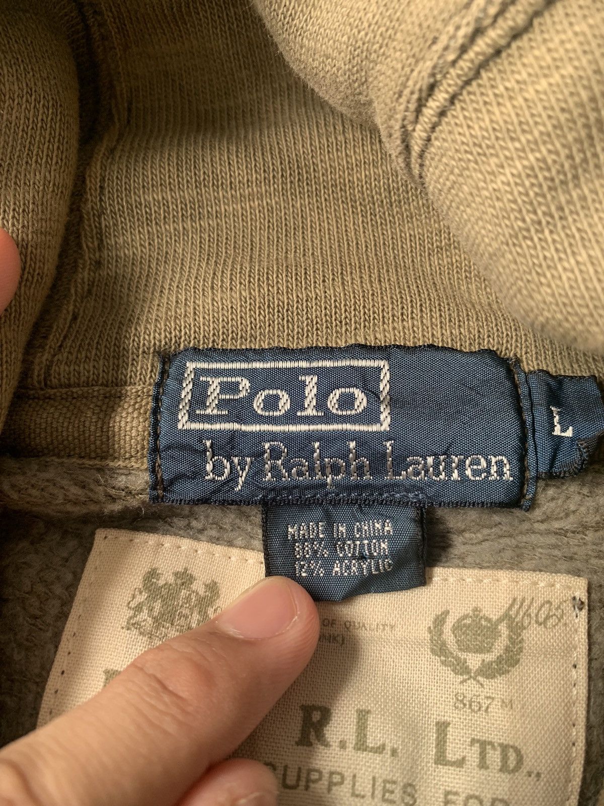 Polo Ralph Lauren × Vintage Polo Ralph Lauren Cardigan Sweater Military Sportsman Size US L / EU 52-54 / 3 - 6 Thumbnail