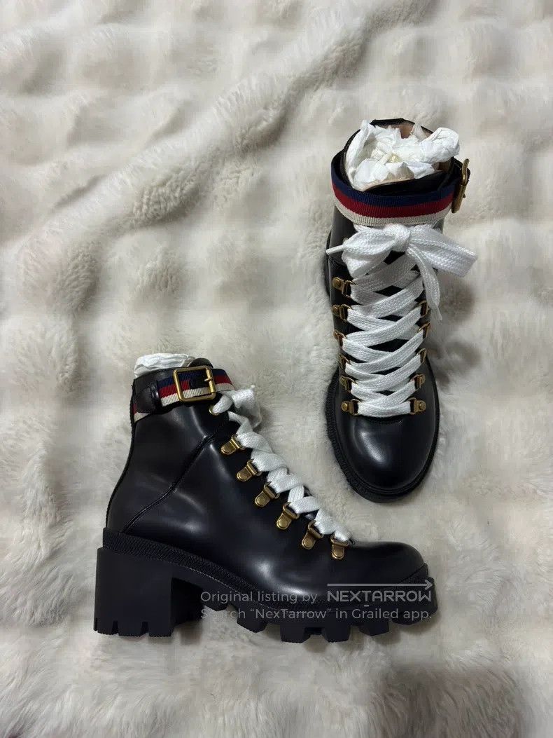 Gucci Guicci Martin Boots Size US 6 / IT 36 - 1 Thumbnail