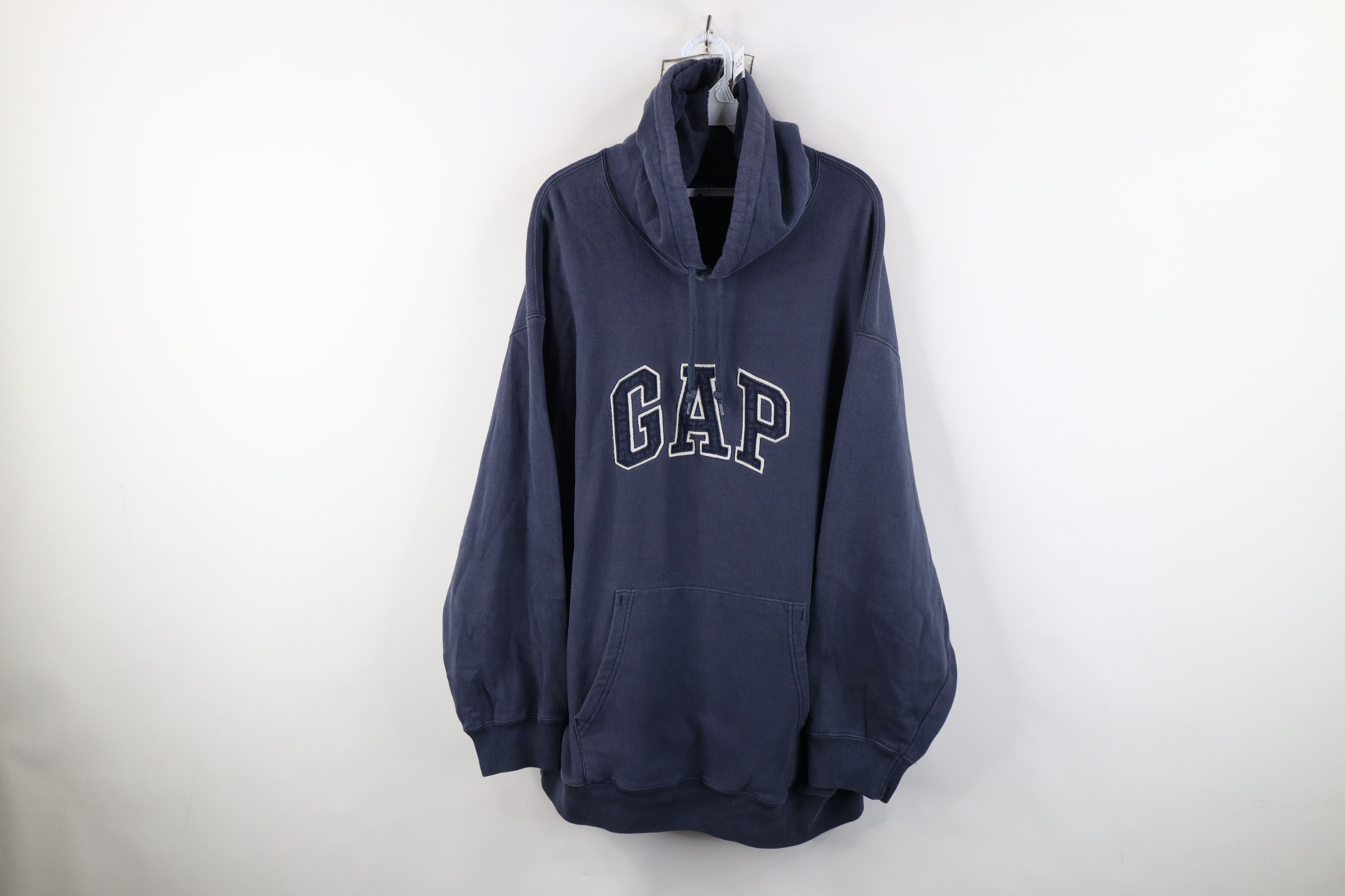 Gap Vintage Y2K Gap Heavyweight Reverse Weave Hoodie Sweatshirt Size US XL / EU 56 / 4 - 1 Thumbnail