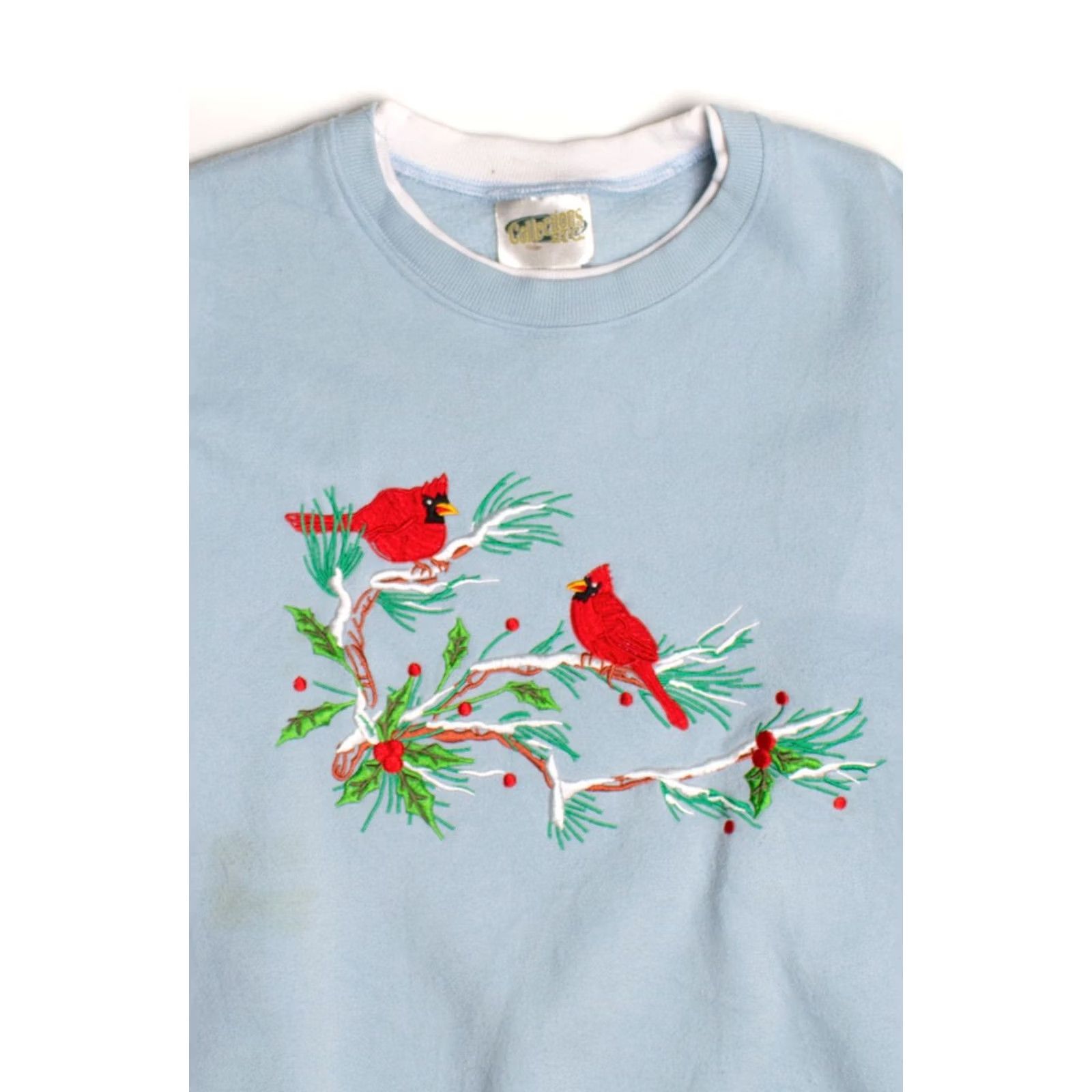 Vintage VINTAGE Blue Ugly Christmas Sweatshirt XXL? Size XL / US 12-14 / IT 48-50 - 2 Thumbnail