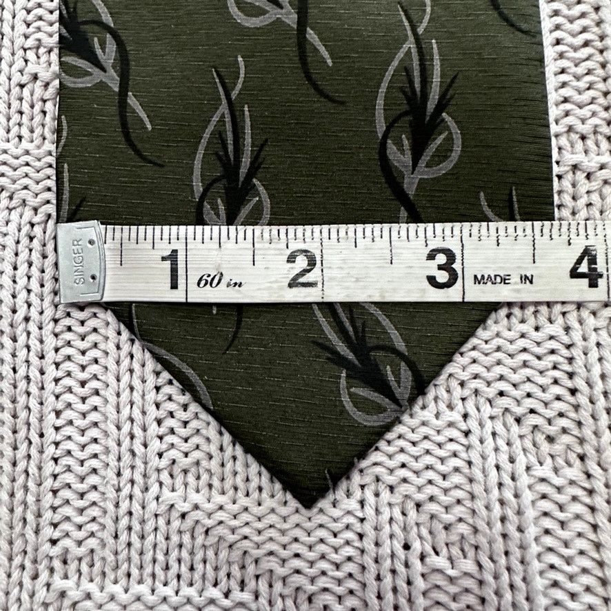 Armani Collezioni Vintage Giorgio Armani green silk tie Size ONE SIZE - 6 Thumbnail