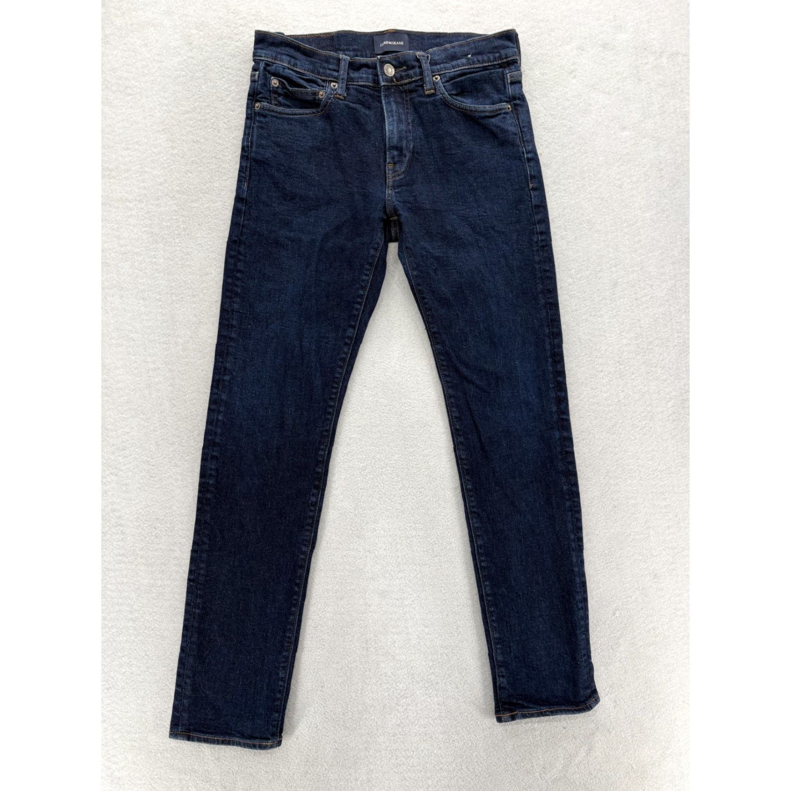 J.Crew J.CREW 484 Slim Taper Jeans Mens 29x30 Blue Dark Wash Stretch Denim Kurabo Shirt? Size US 29 - 2 Thumbnail