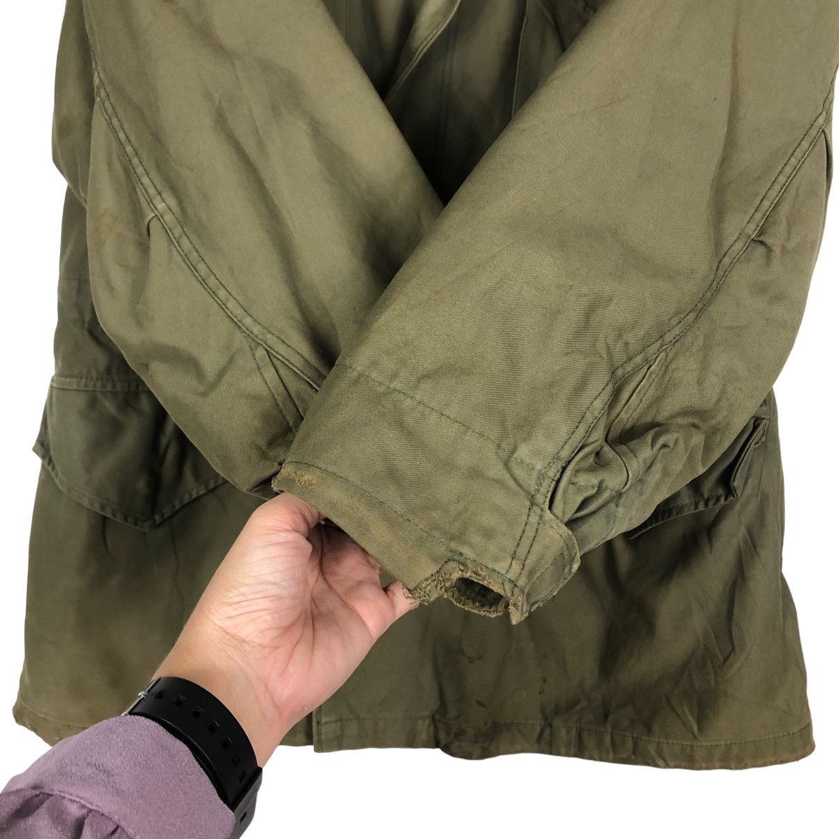Vintage 🔥Vintage Cargo Jacket Multi Pockets Military Jacket USA Size US M / EU 48-50 / 2 - 15 Thumbnail