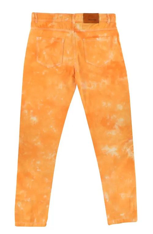Vintage Dyed Denim Orange Size US 30 / EU 46 - 4 Thumbnail