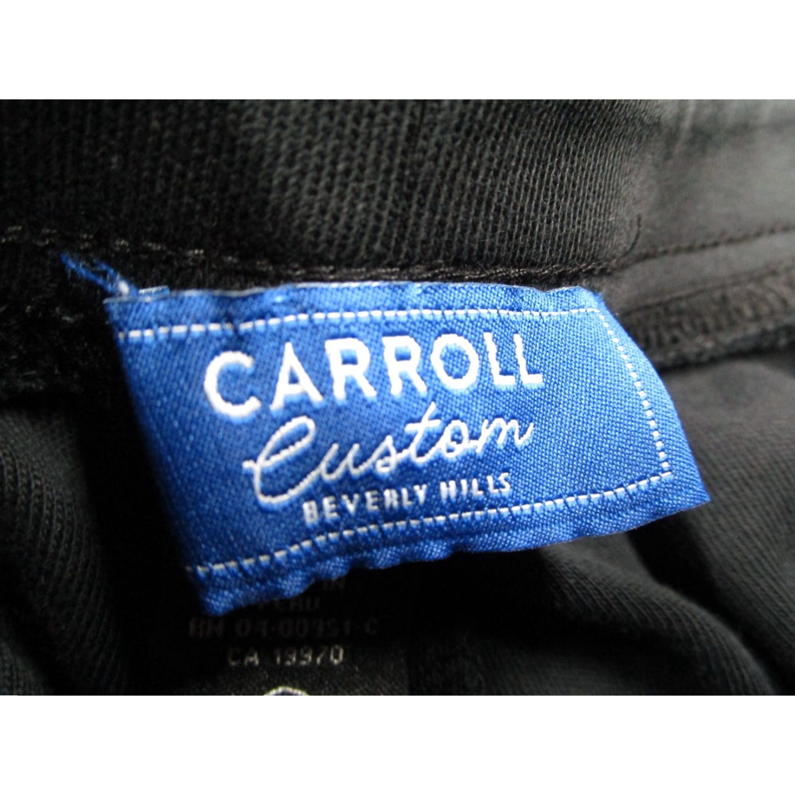 Reigning Champ Carroll Custom Beverly Hills Joggers Mens Medium Black Pima Cotton 30x23 Size US 31 - 2 Thumbnail