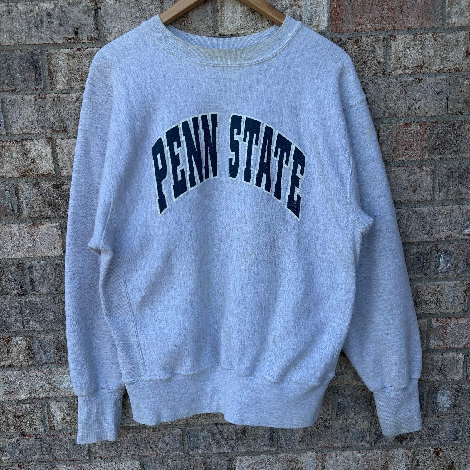 Gildan Vintage 80s Penn state reverse weave sweatshirt Size US L / EU 52-54 / 3 - 1 Thumbnail
