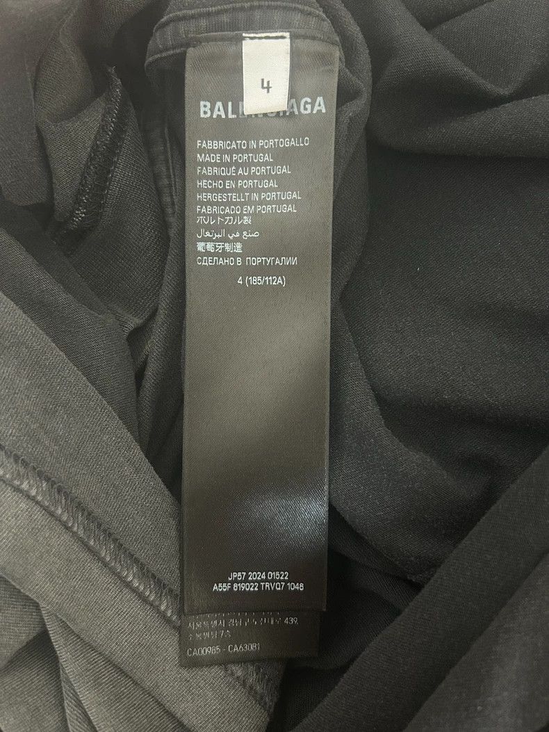 Balenciaga Balenciaga SS25 Georgia Nightscape Wash Long Sleeve 2504-Ne Size US XL / EU 56 / 4 - 4 Thumbnail