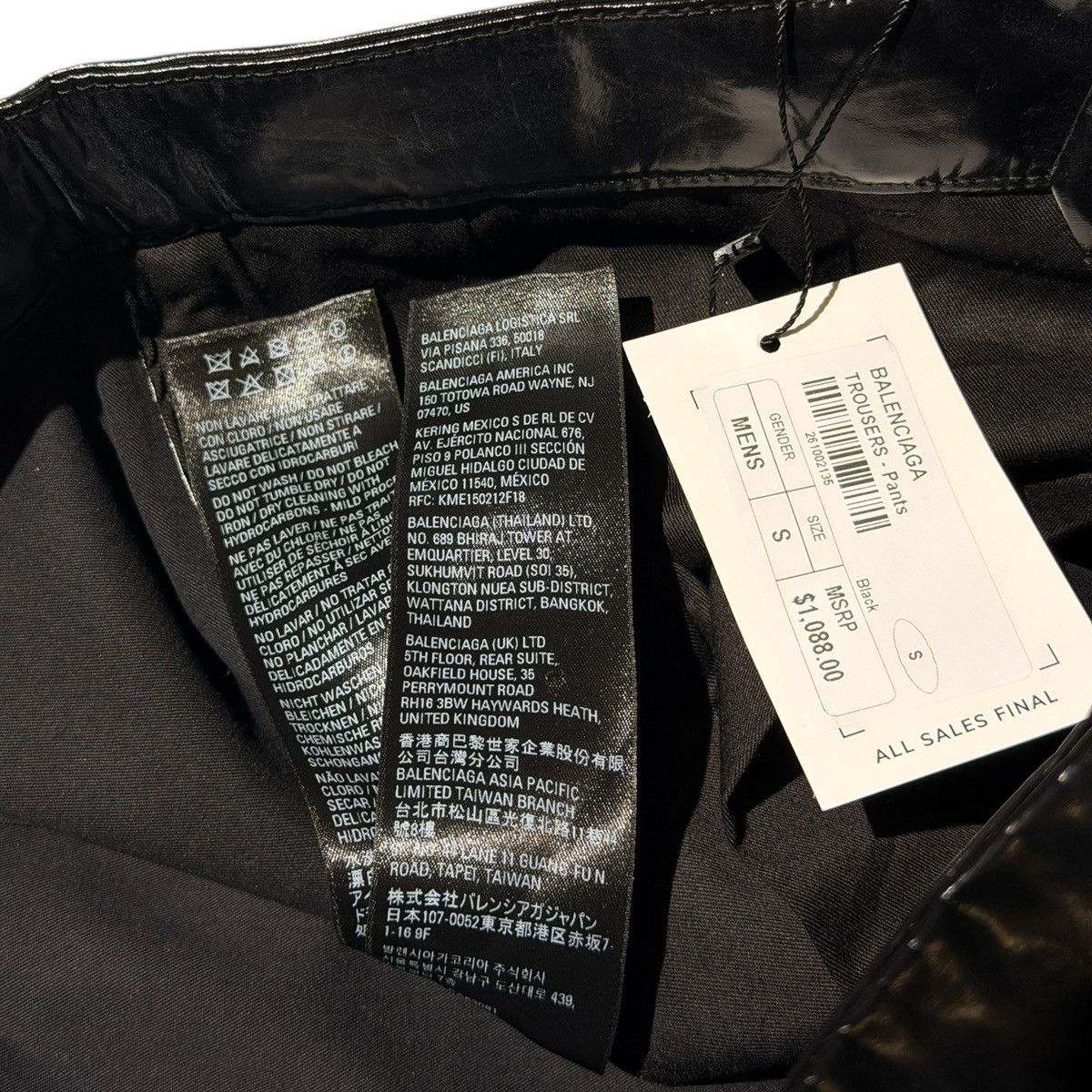 Balenciaga Coated glossy pant Size US 32 / EU 48 - 4 Thumbnail