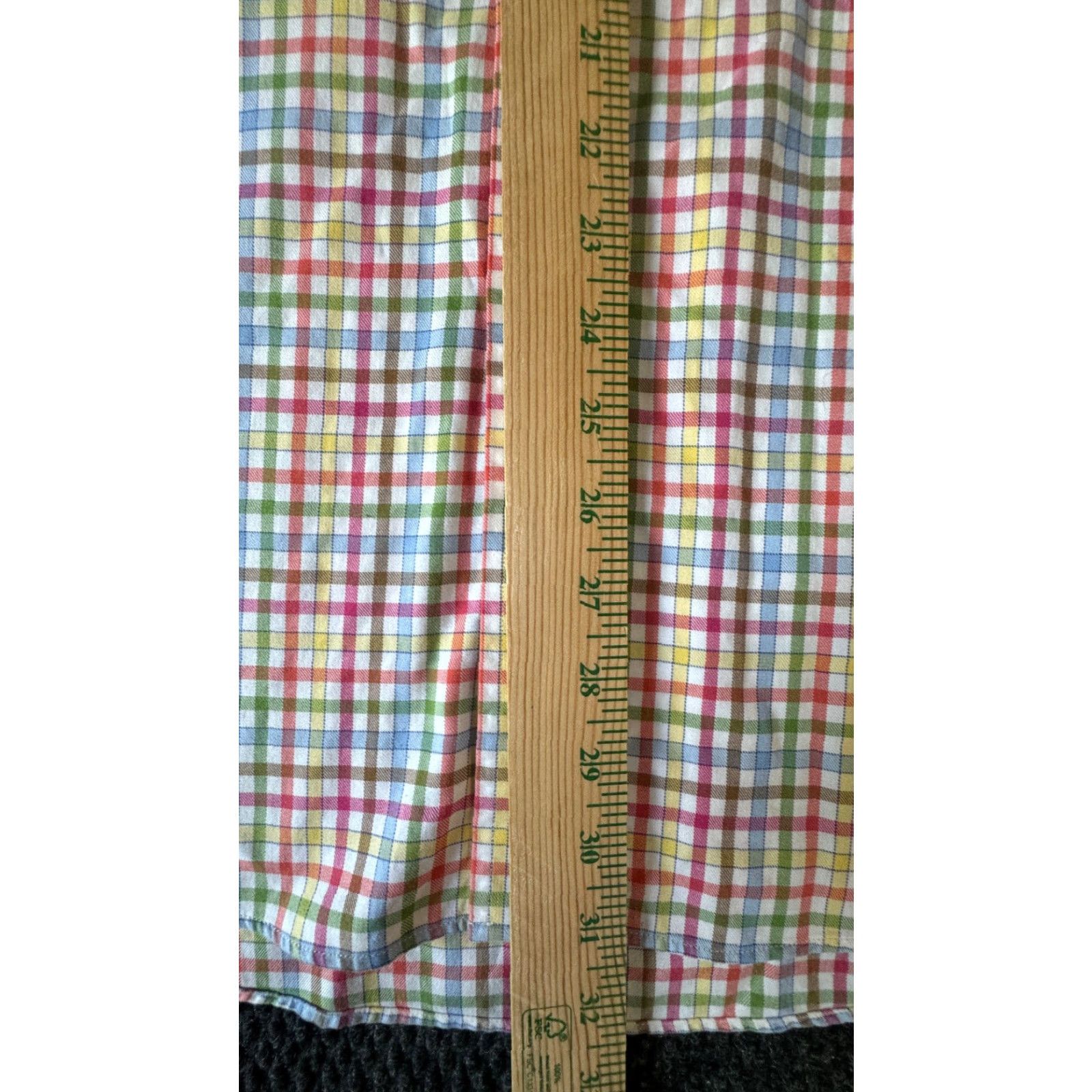 Lands' End Lands' End Long Sleeve Button-Up Men's Large Plaid Shirt 100% Cotton Size US L / EU 52-54 / 3 - 5 Thumbnail