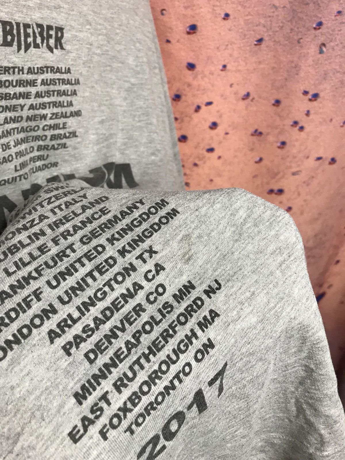 Band Tees × Justin Bieber Justin Bieber streetwear band tee Size US M / EU 48-50 / 2 - 6 Thumbnail