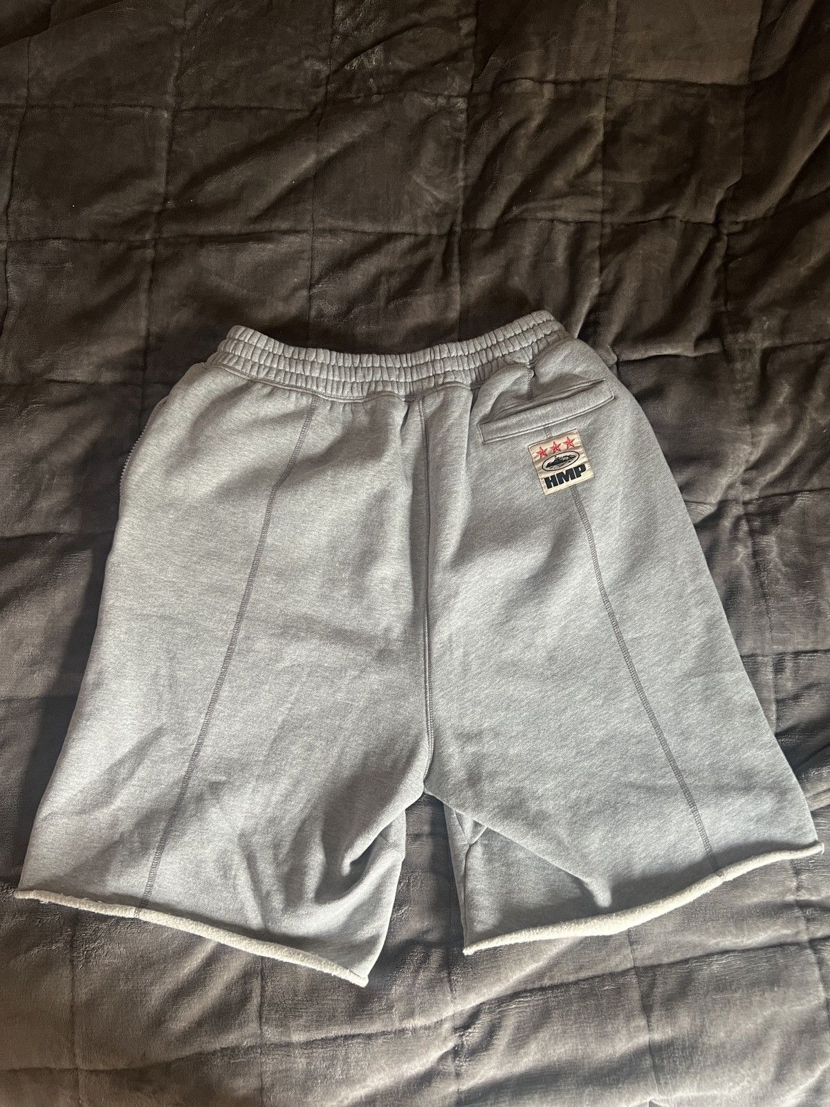 Corteiz Corteiz HMP Raw Hem shorts heather grey medium | Grailed