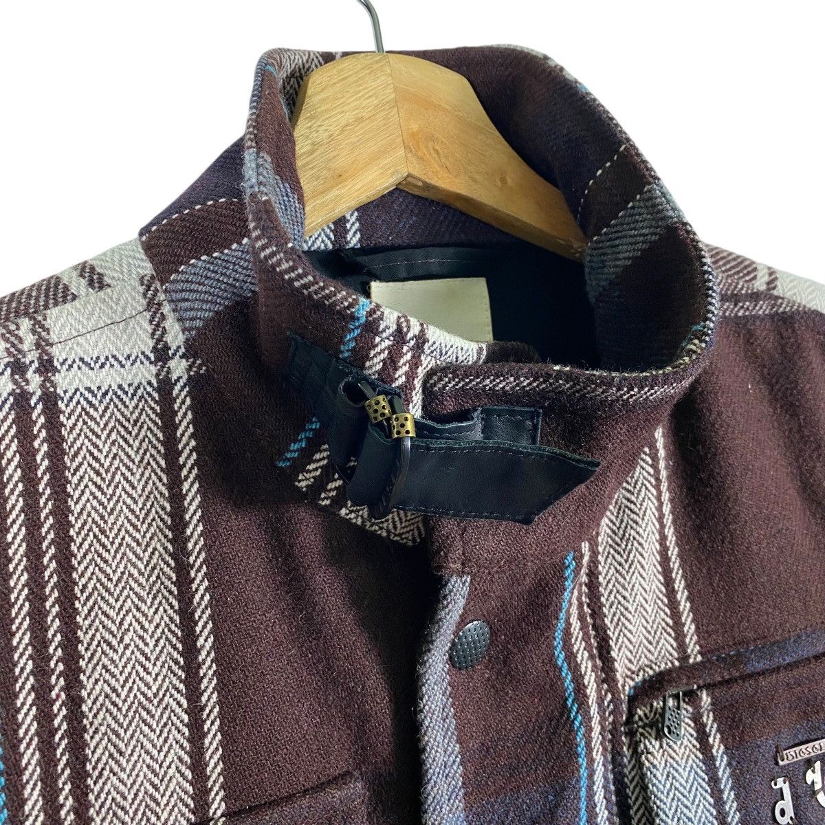 Diesel × Diesel Black Gold Vintage Diesel Wool Button/Zipper Jacket S Size Brown Colour Size US S / EU 44-46 / 1 - 5 Thumbnail