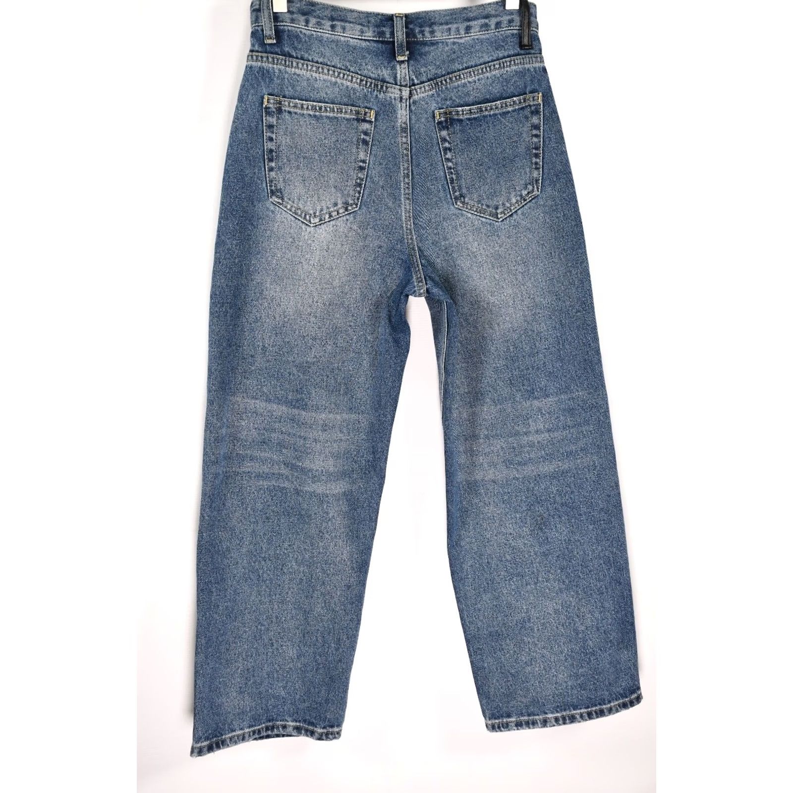 Alexander Wang DENIM ALEXANDER WANG Cult Duo Jeans Women's 27 Blue Cotton Denim Cropped Regular Size 27 Womens Size 27" / US 4 / IT 40 - 3 Thumbnail