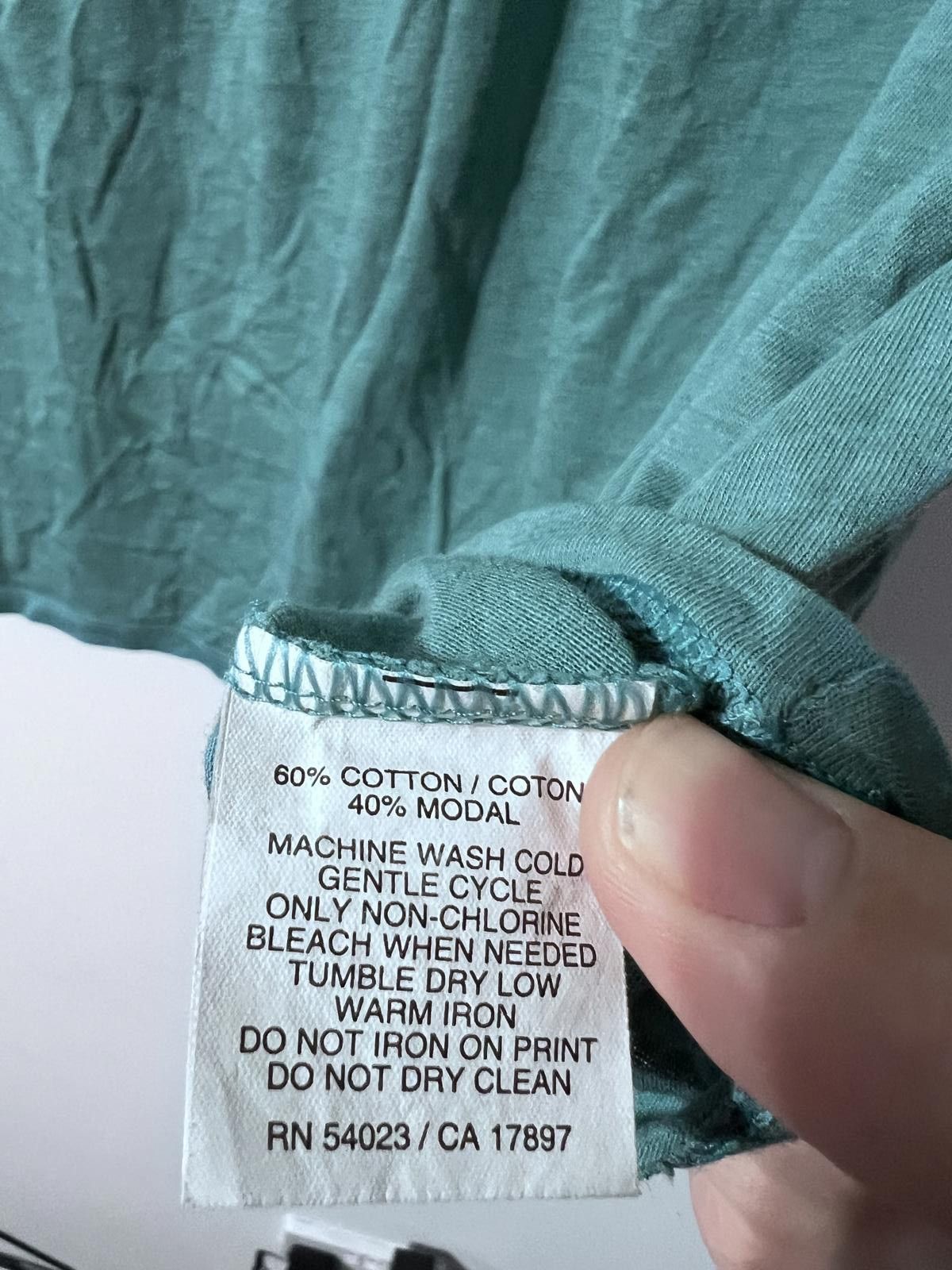 Old Navy Old Navy Teal Relaxed-Fit Top – Size XXL Size XXL / US 16-18 / IT 52-54 - 3 Thumbnail