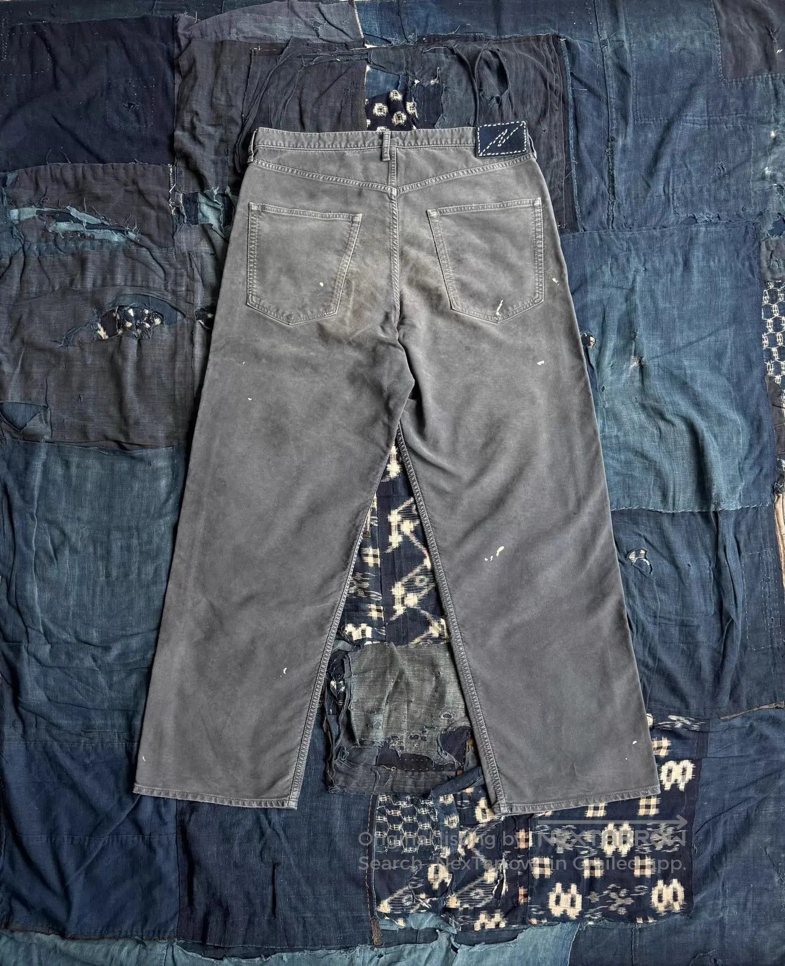 Visvim Blue Denim Pants with Distressed Details. Size US 34 / EU 50 - 2 Thumbnail