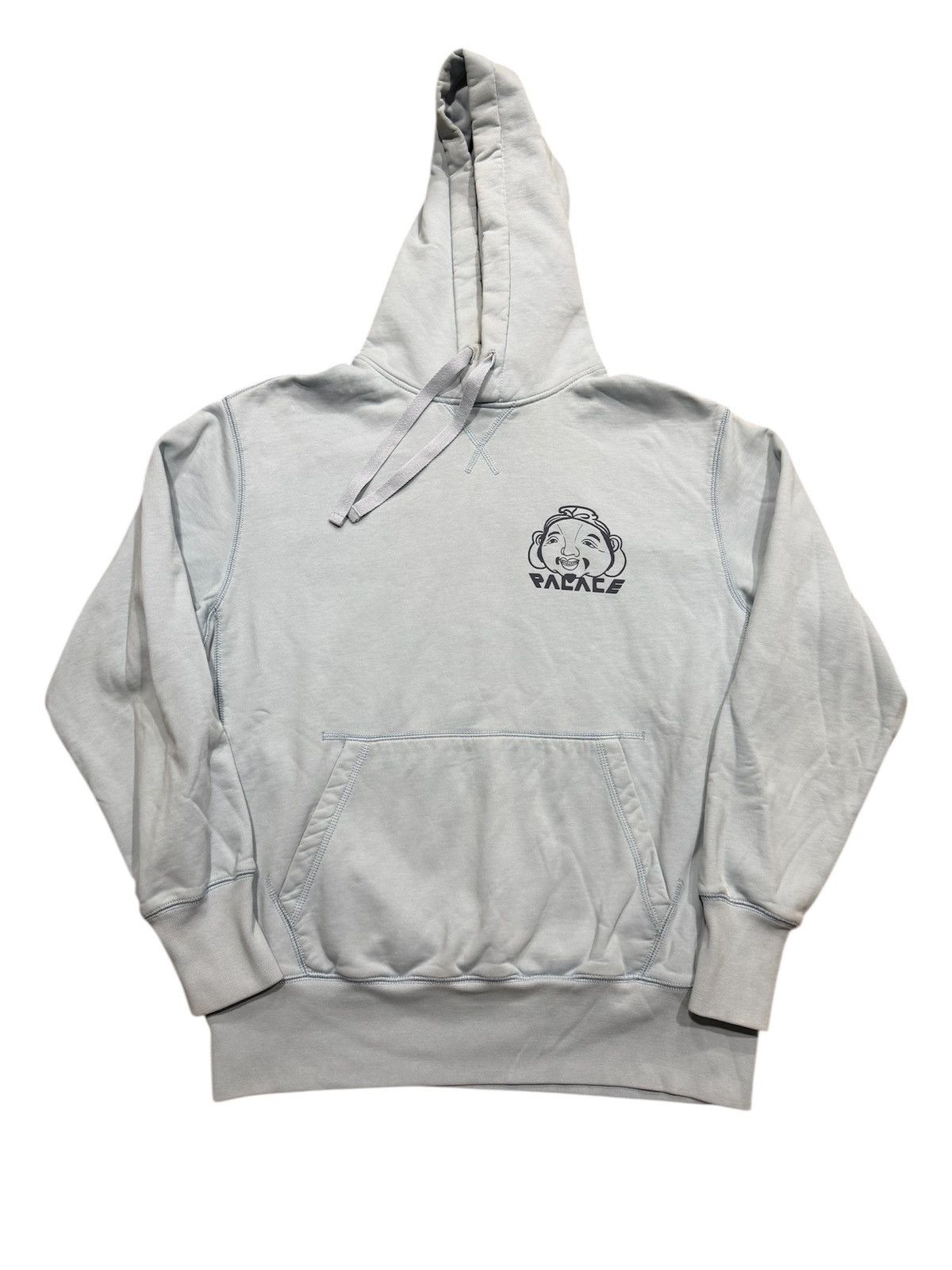 Evisu × Palace Palace x Evisu Tri-Godhead Hood Dusty Blue Size US L / EU 52-54 / 3 - 2 Thumbnail