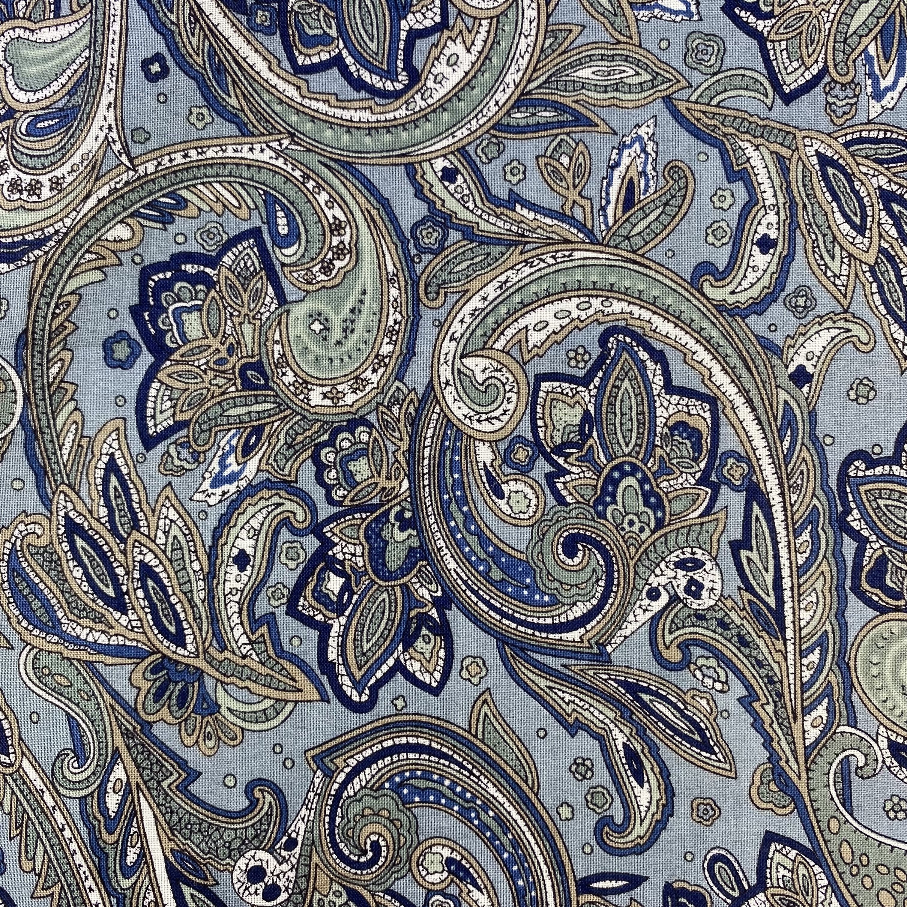 Hanae Mori Hanae Mori Paisley Handkerchief/Neckerchief/Bandana HC617 Size ONE SIZE - 4 Thumbnail