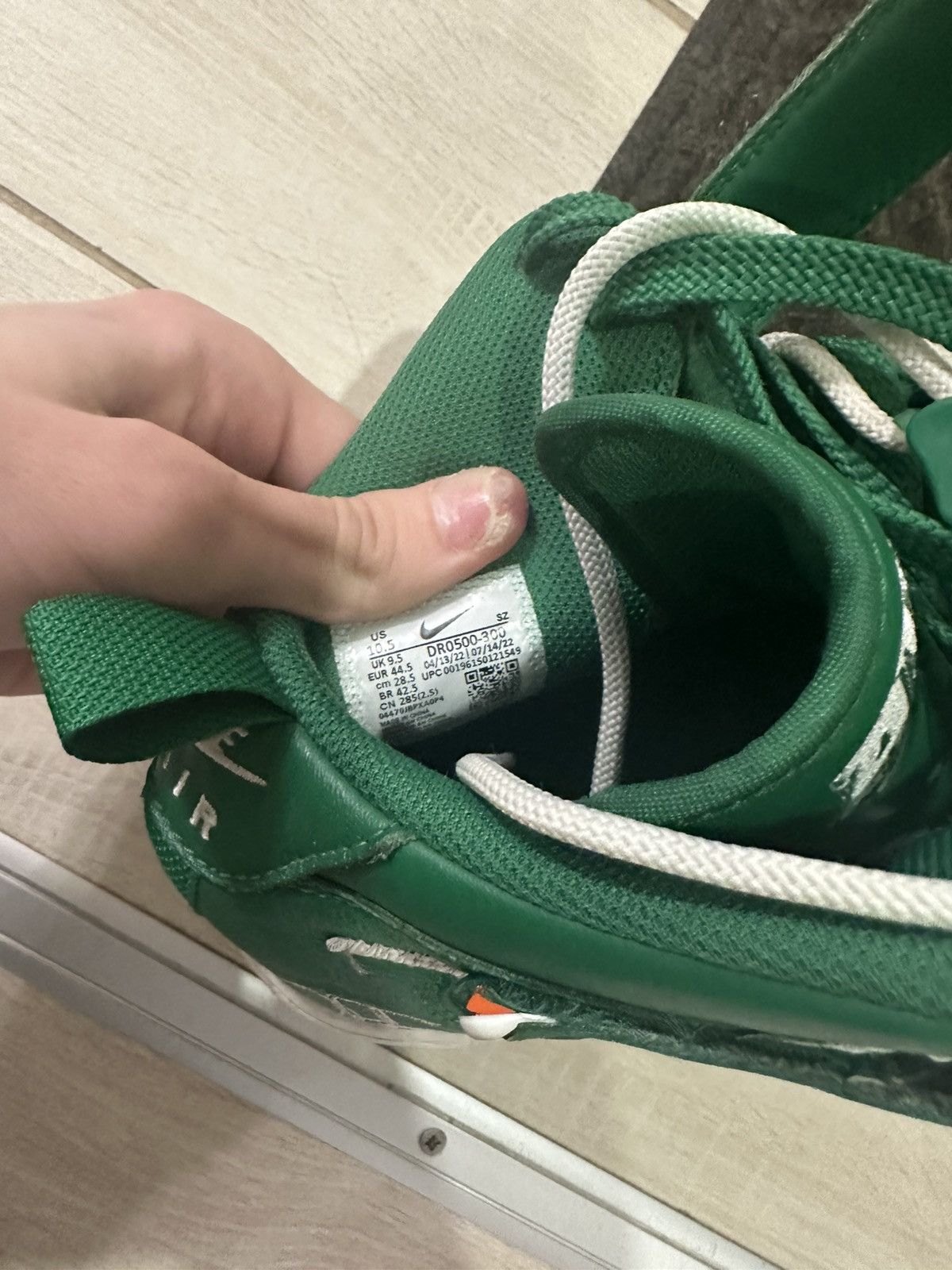 Off-White nike air force one mid x off white, size 44.5 Size US 11 / EU 44 - 5 Thumbnail