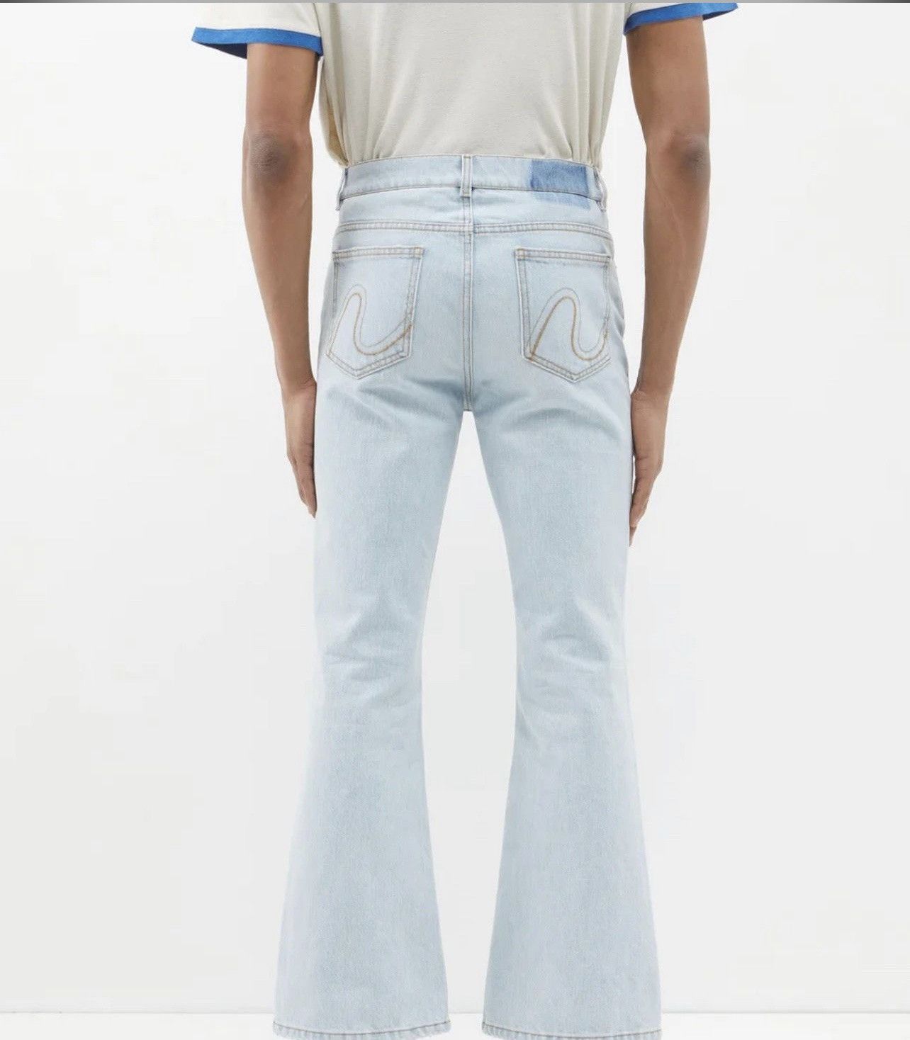 ERL ERL - Distressed Flared Denim Jeans Size US 34 / EU 50 - 18 Thumbnail