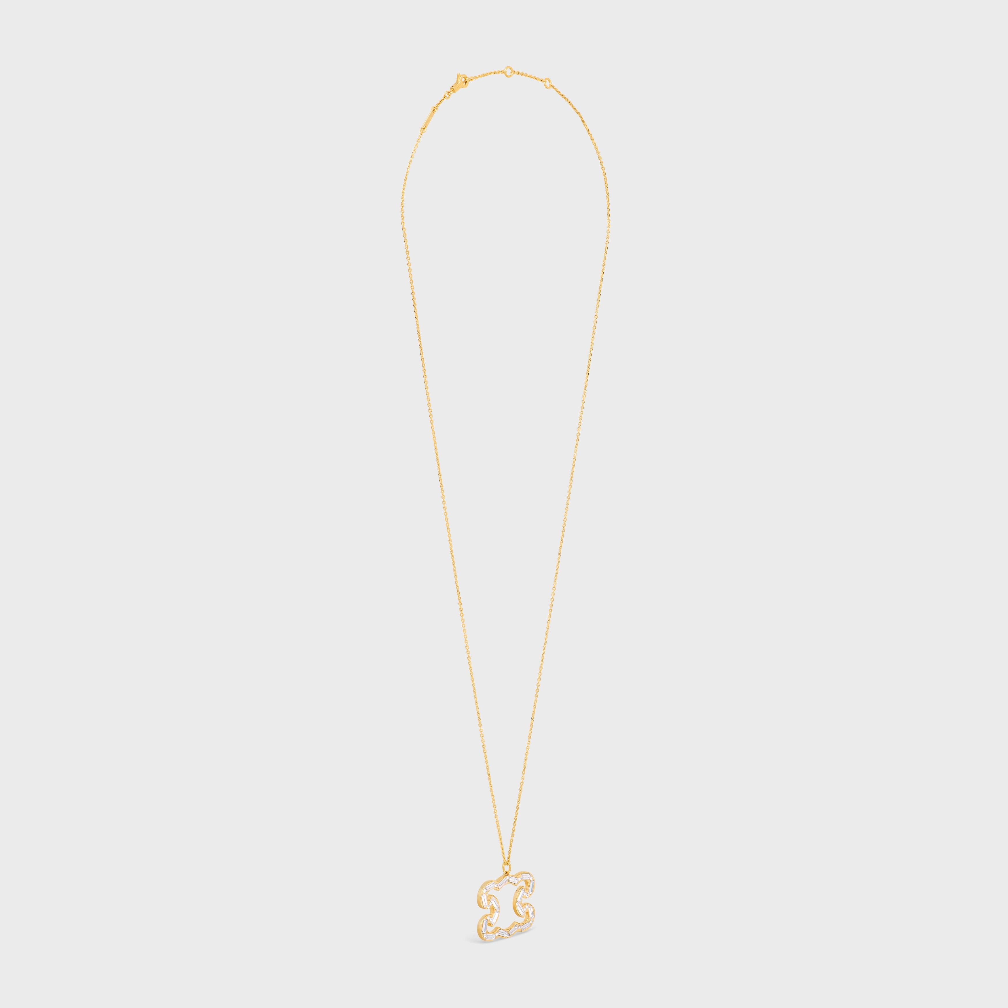 Celine o1bcso1str0126 461FO6BRS Size: OS Necklace in Gold Size ONE SIZE - 3 Thumbnail
