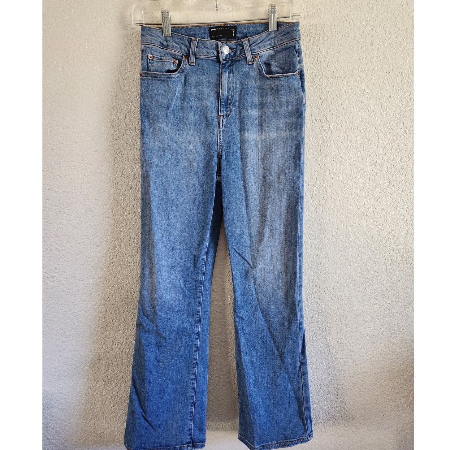 Asos Asos Design No Back Pocket Women's Light Wash Denim Jeans-28 Size 28" / US 6 / IT 42 - 1 Thumbnail