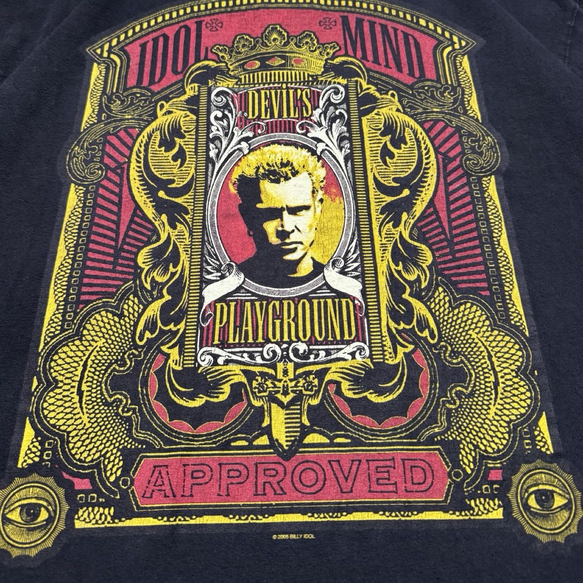 Other Billy Idol T-Shirt Men XL Black Devils Playground Tour Size US XL / EU 56 / 4 - 2 Thumbnail