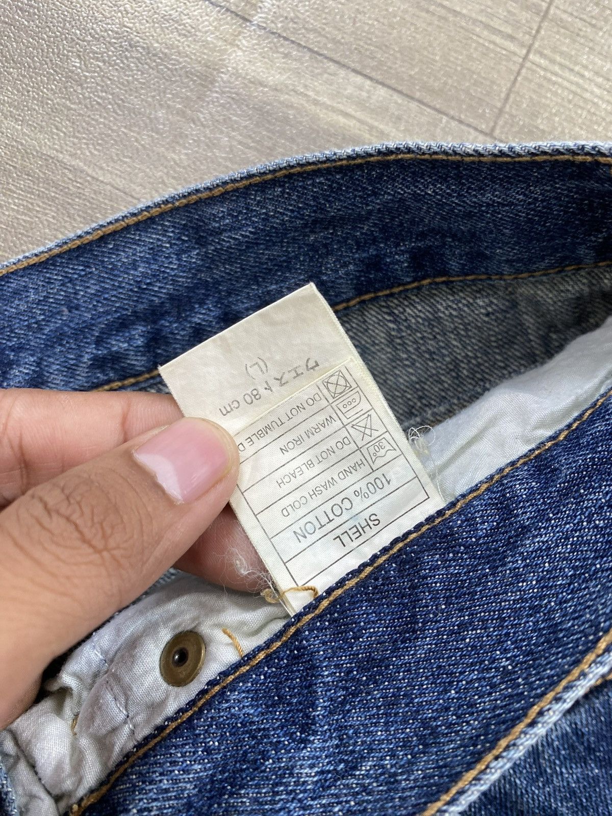 If Six Was Nine 2000s Jungle Storm Distressed Lgb Style Bootcut Flared Jeans Size US 30 / EU 46 - 14 Thumbnail