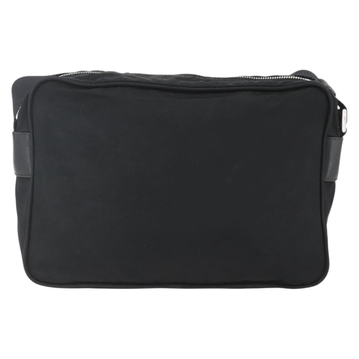 Prada PRADA Shoulder Bag Nylon Black Silver Auth 165034 - Jerrillo Size ONE SIZE - 3 Thumbnail