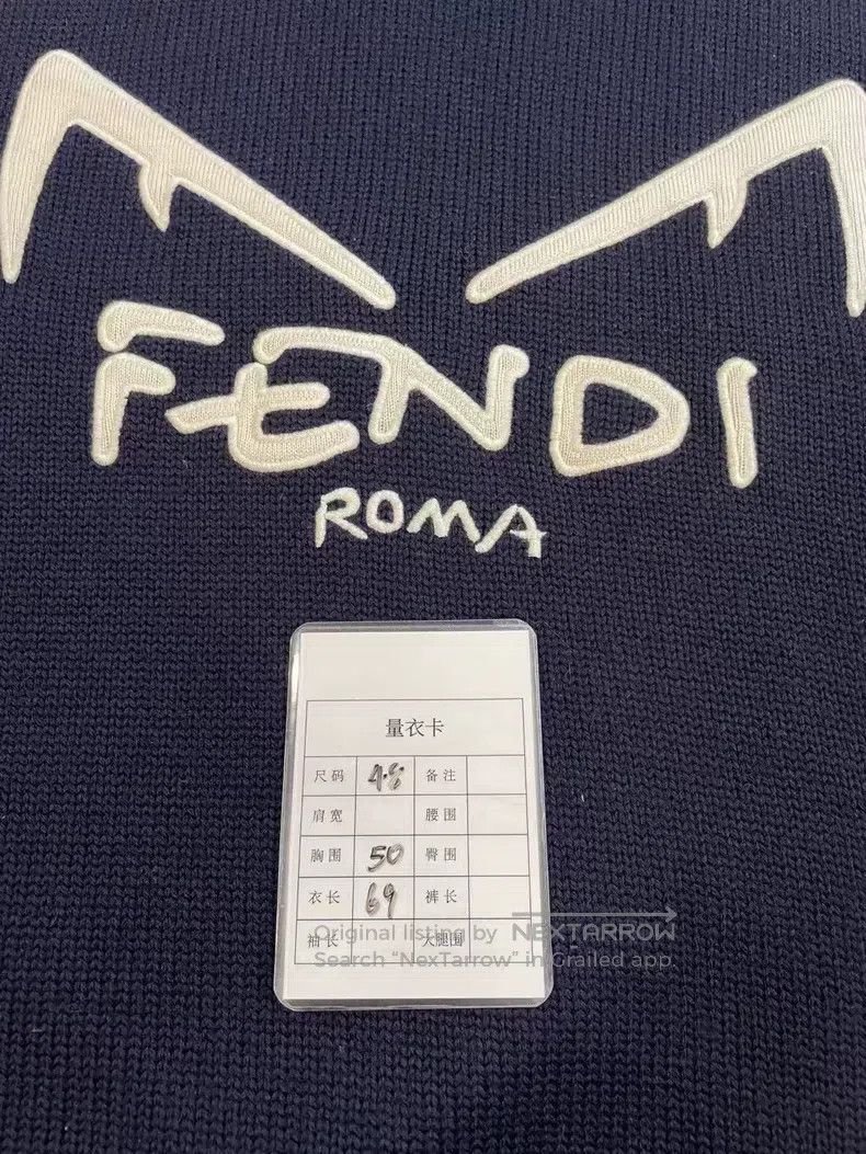 Fendi Fendi Long-sleeve knitted top, unisex. Size US M / EU 48-50 / 2 - 7 Thumbnail