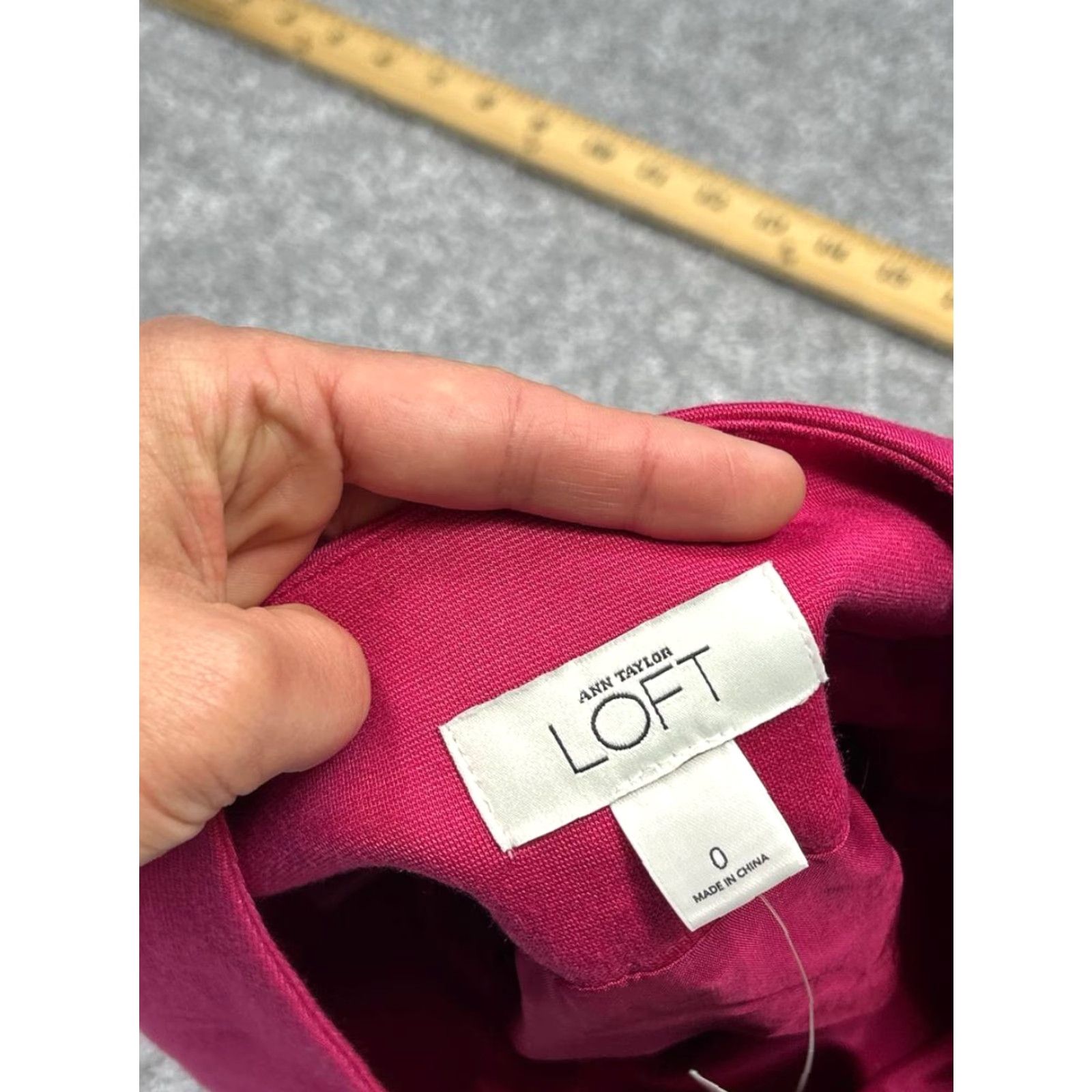 Loft Ann Taylor Loft Mini Skirt Women 0 Pink Straight And Pencil Stretch Side Zip New Size 25" / US 0 / IT 36 - 7 Thumbnail