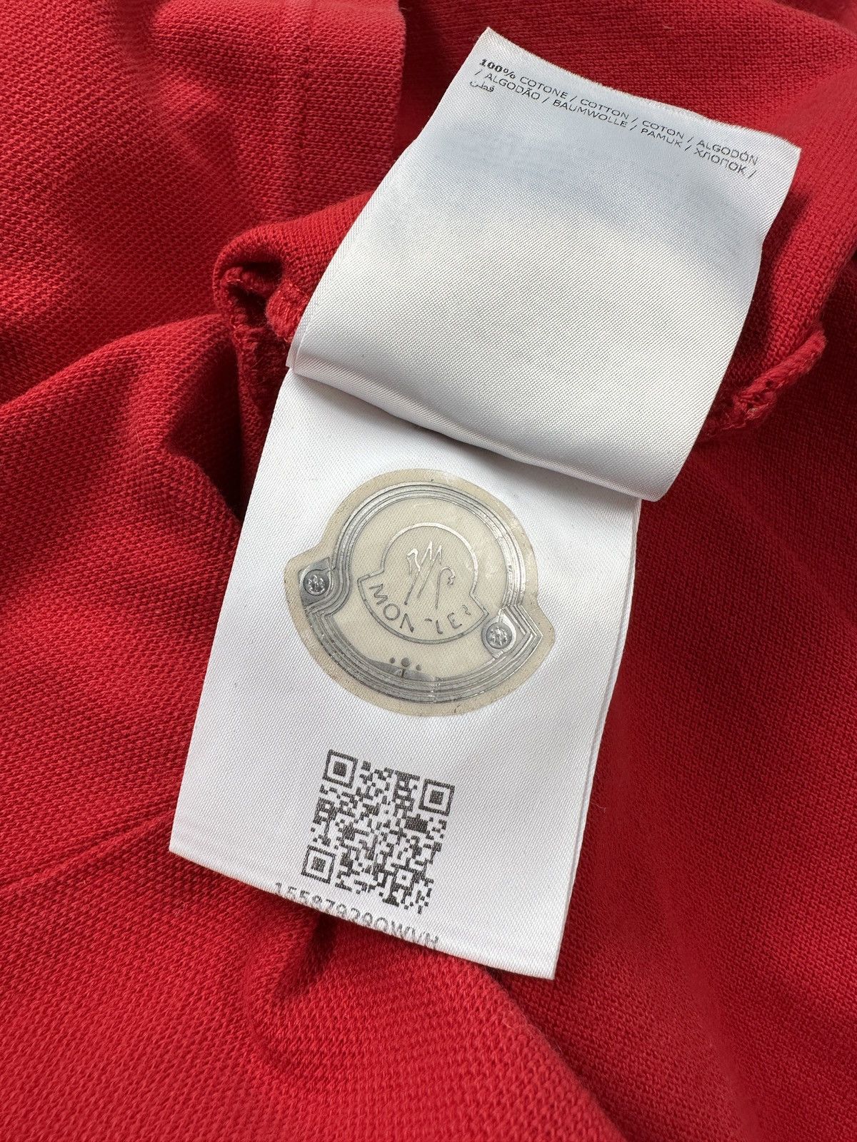 Moncler MONCLER Maglia Polo Manica Corta Red Men’s Polo Shirt size M Size US M / EU 48-50 / 2 - 9 Thumbnail