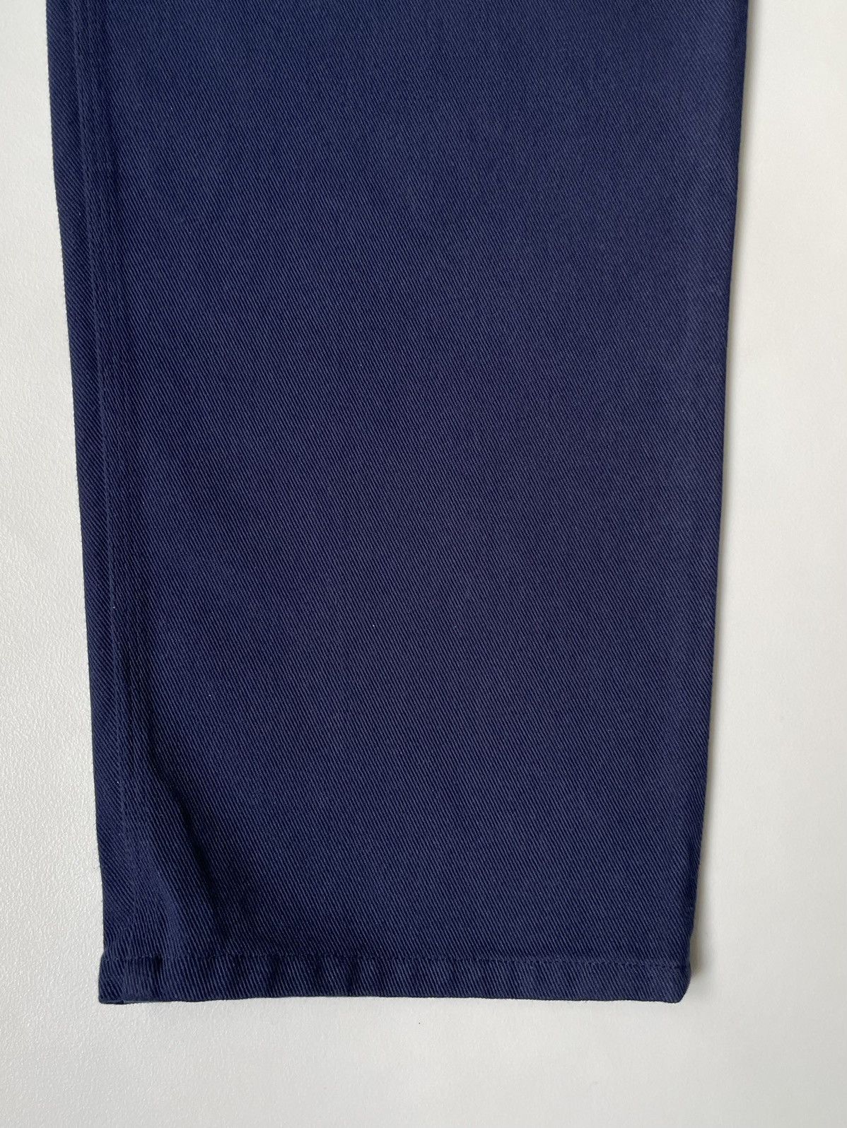 Comme des Garcons Wide Leg Blue Cotton Utility Pants Size US 34 / EU 50 - 9 Thumbnail