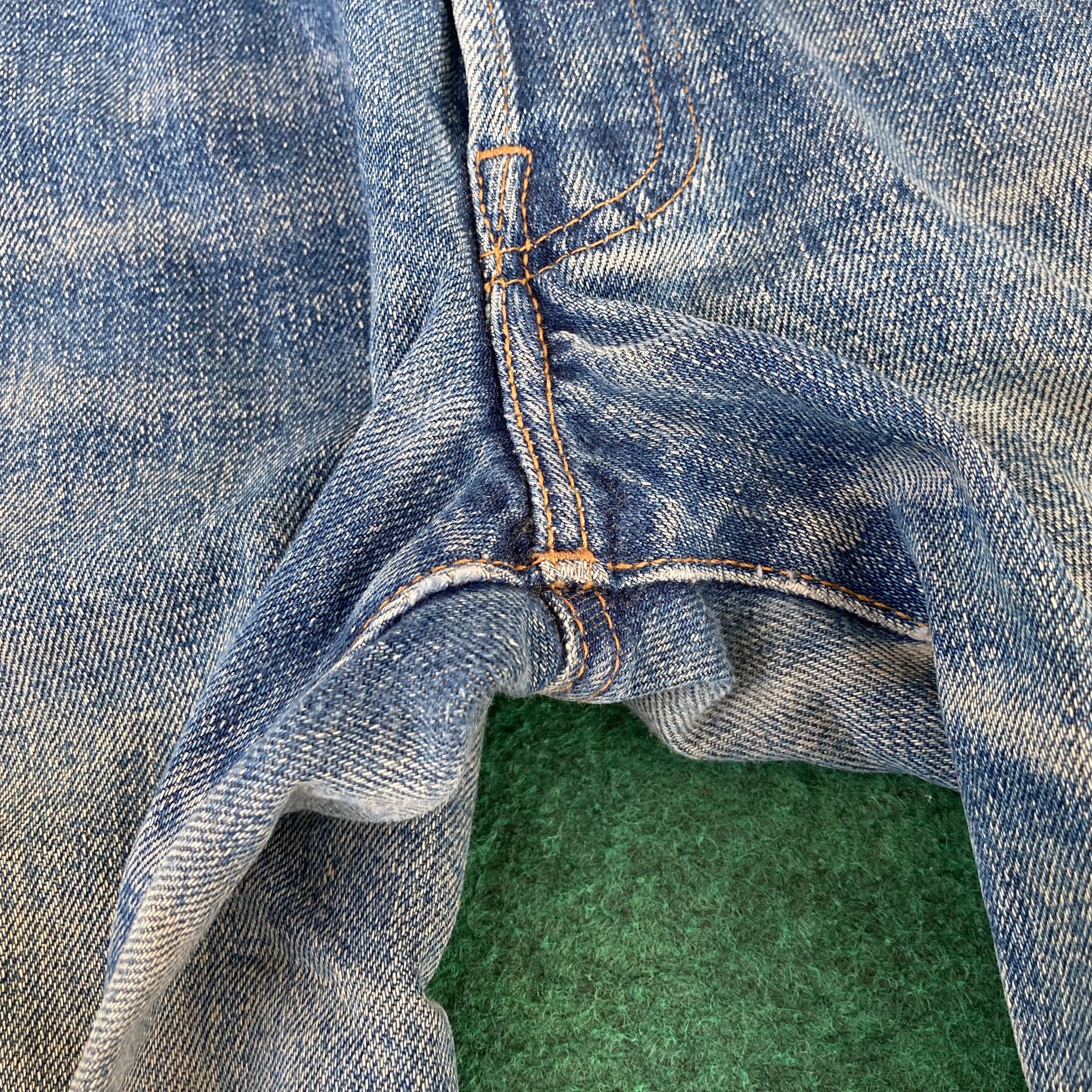 Levi's 28x32.5 Vtg Levis 501 Big E Usa Selvedge Button 555 Jeans Size US 28 / EU 44 - 9 Thumbnail