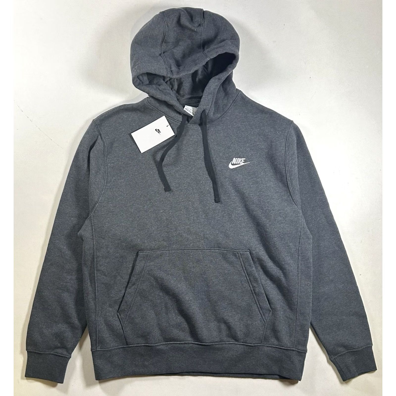 Nike Nike Sportswear Club Fleece Hoodie Sweatshirt Gray Large Mens Size US L / EU 52-54 / 3 - 2 Thumbnail