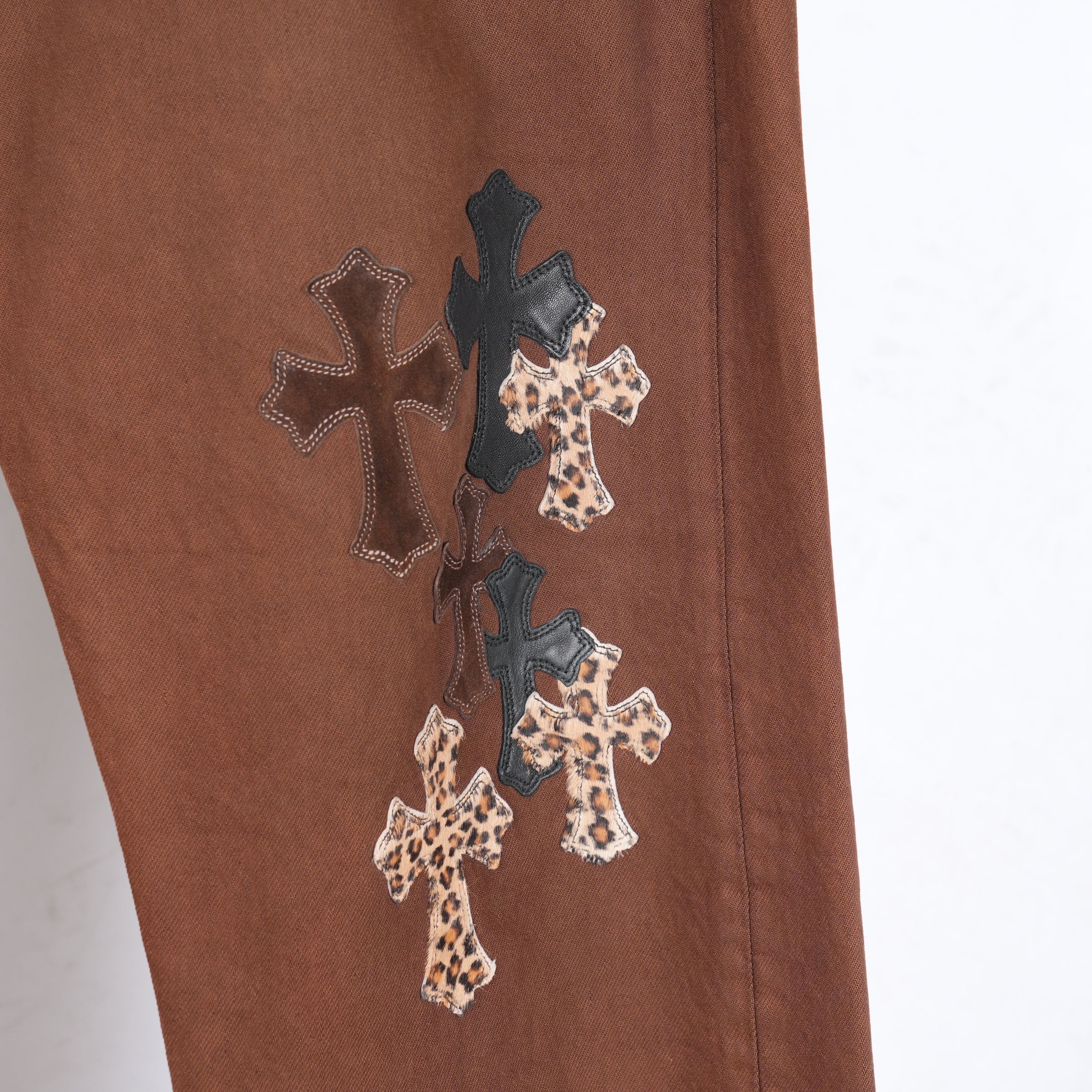 Chrome Hearts BROWN NYFW LEVI JEANS Size US 38 / EU 54 - 4 Thumbnail