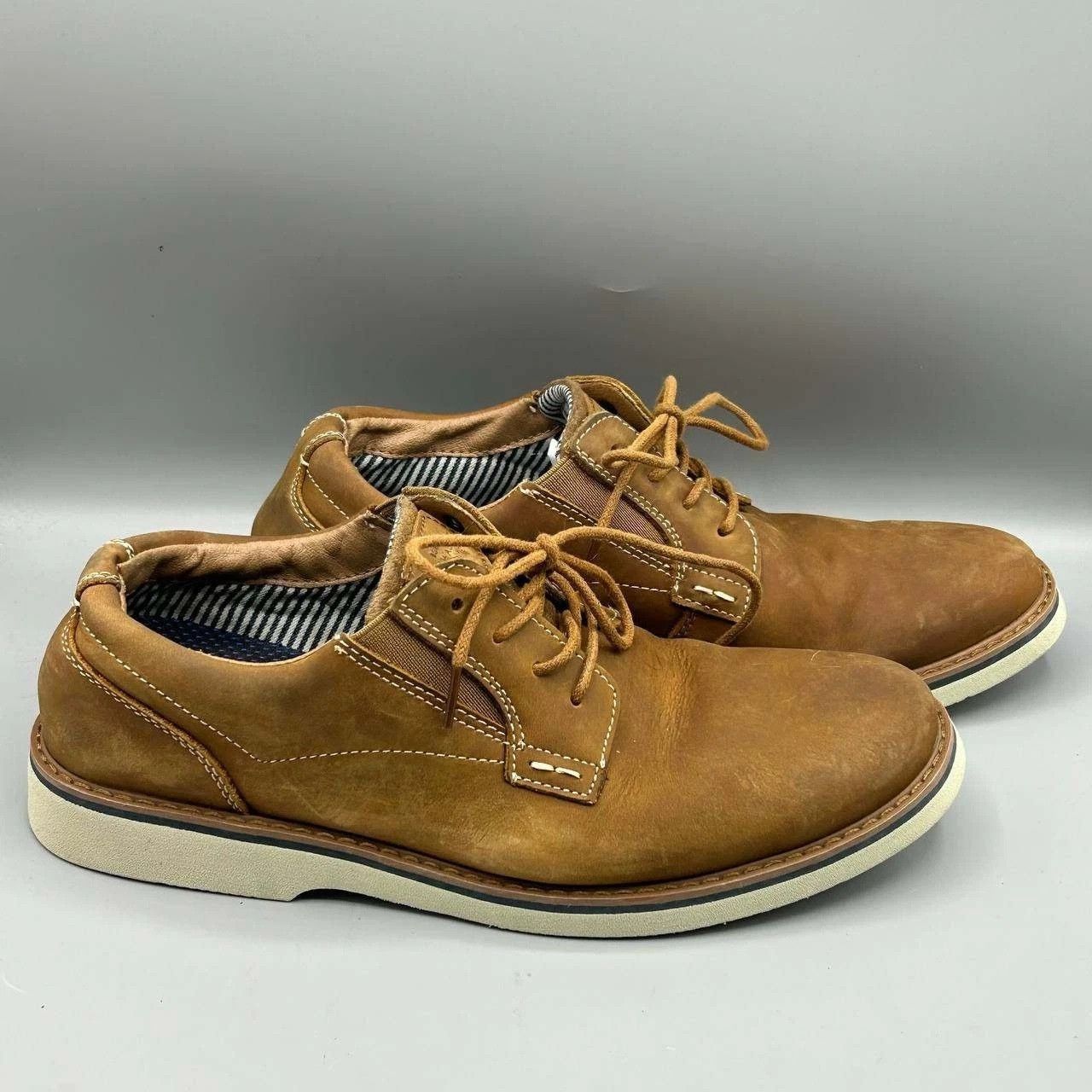 Nunn Bush Nunn Bush Oxford Shoes Men Leather Plain Toe 84792-239 8M Size US 8 / EU 41 - 1 Thumbnail