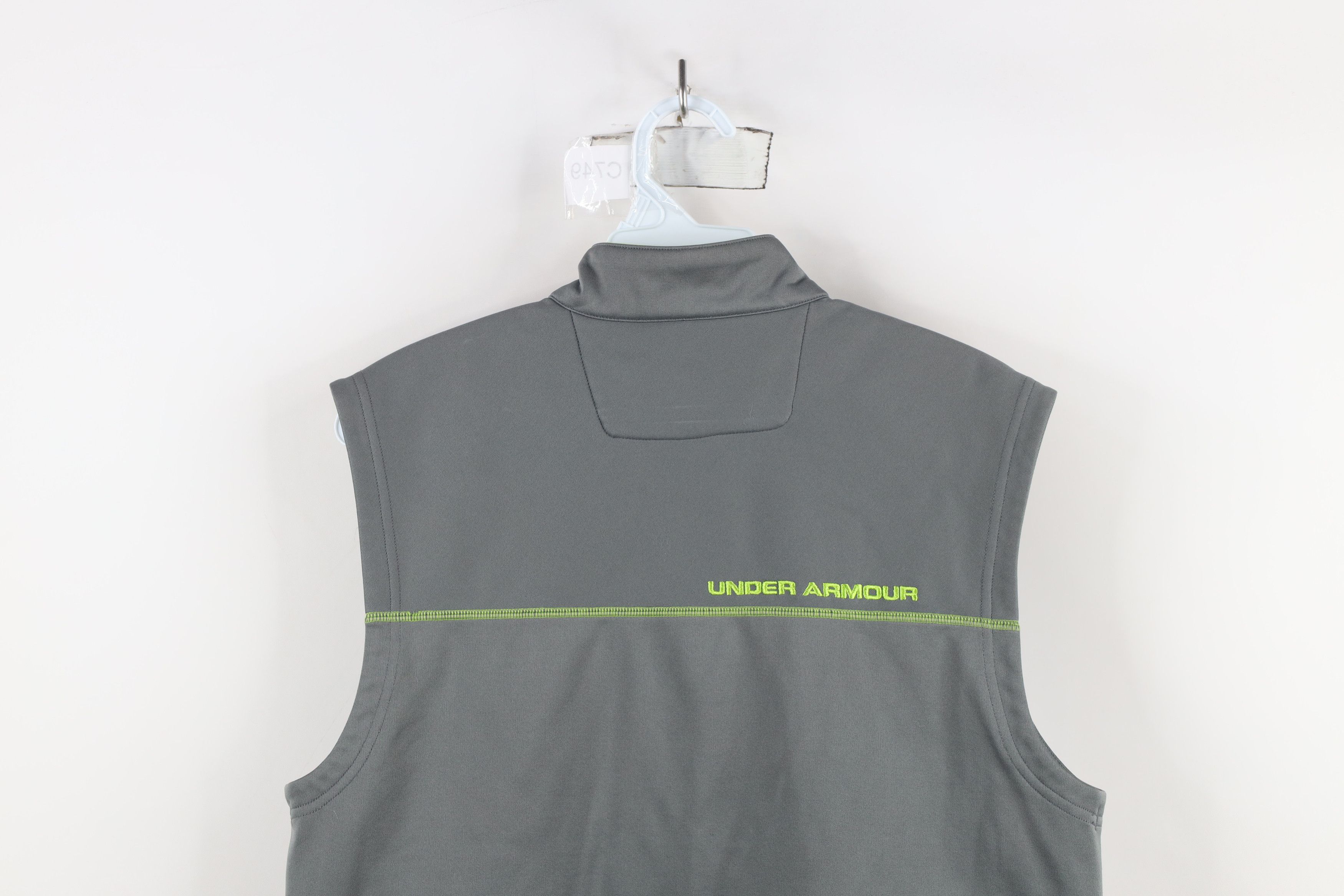 Under Armour × Vintage Under Armour Fleece Lined Sleeveless Full Zip Vest Jacket Size US S / EU 44-46 / 1 - 14 Thumbnail