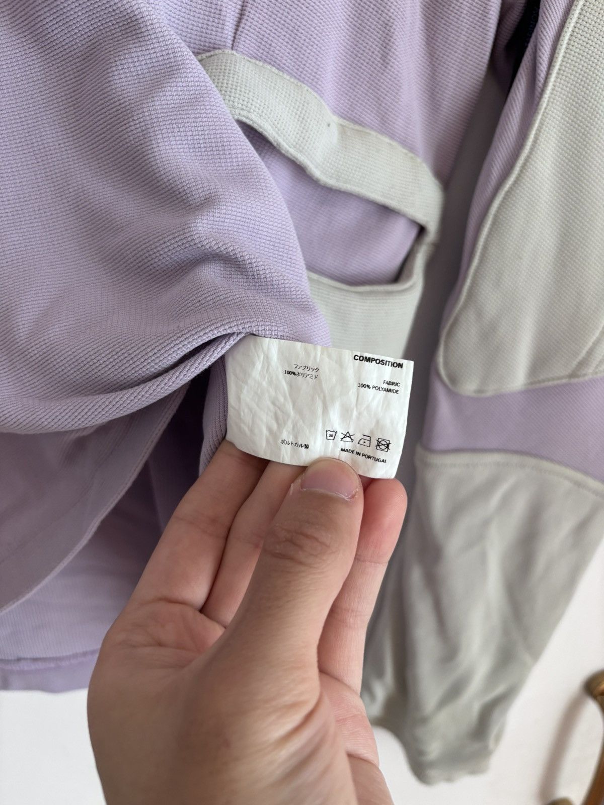 Kiko Kostadinov AW21 Murriseay Pocket Top Long Sleeve Orchid Vapor Grey Size US M / EU 48-50 / 2 - 4 Thumbnail