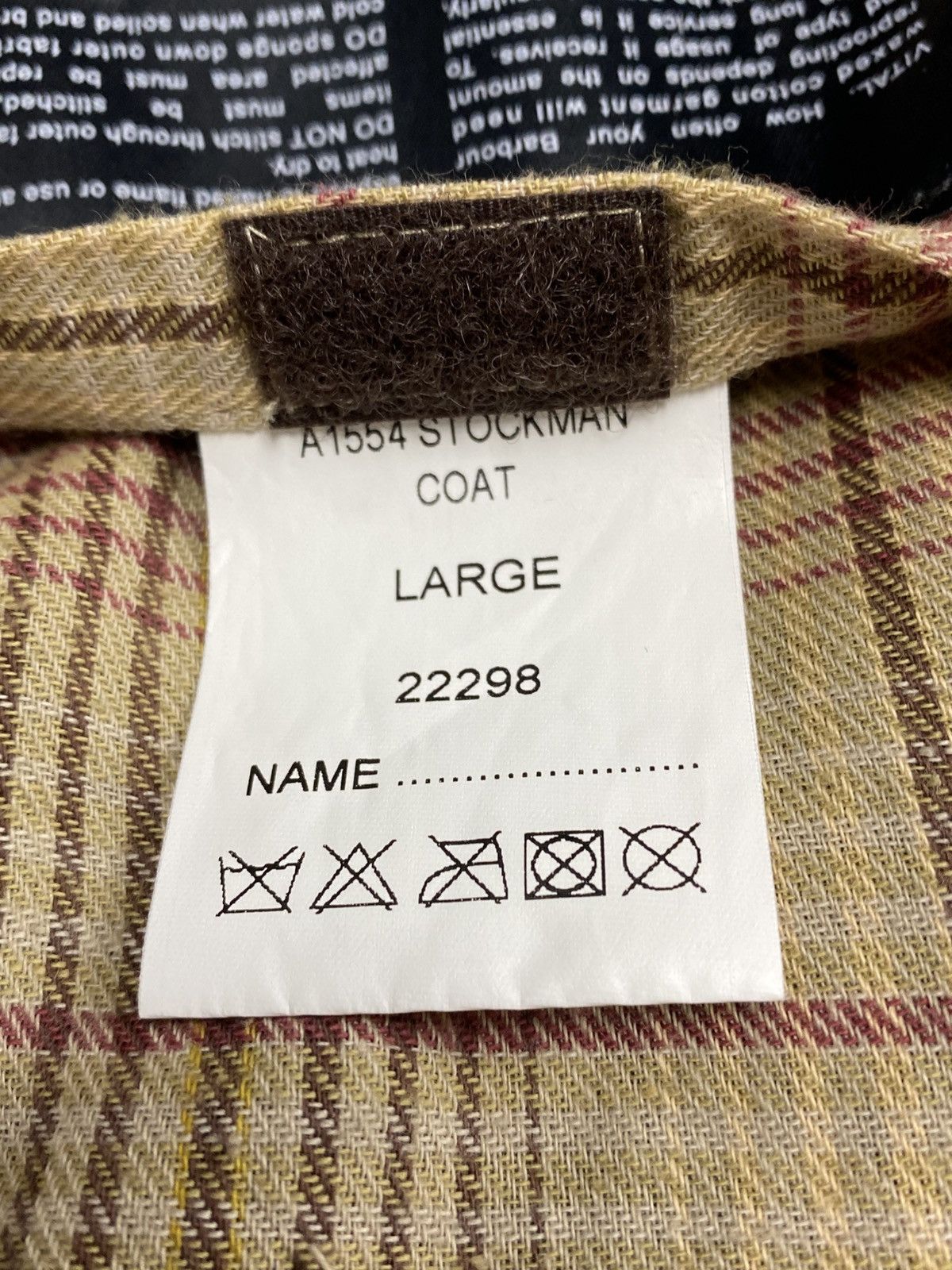 Barbour Barbour Stockman A1554 Long Waxed Riding Coat UK42 Size US L / EU 52-54 / 3 - 24 Thumbnail