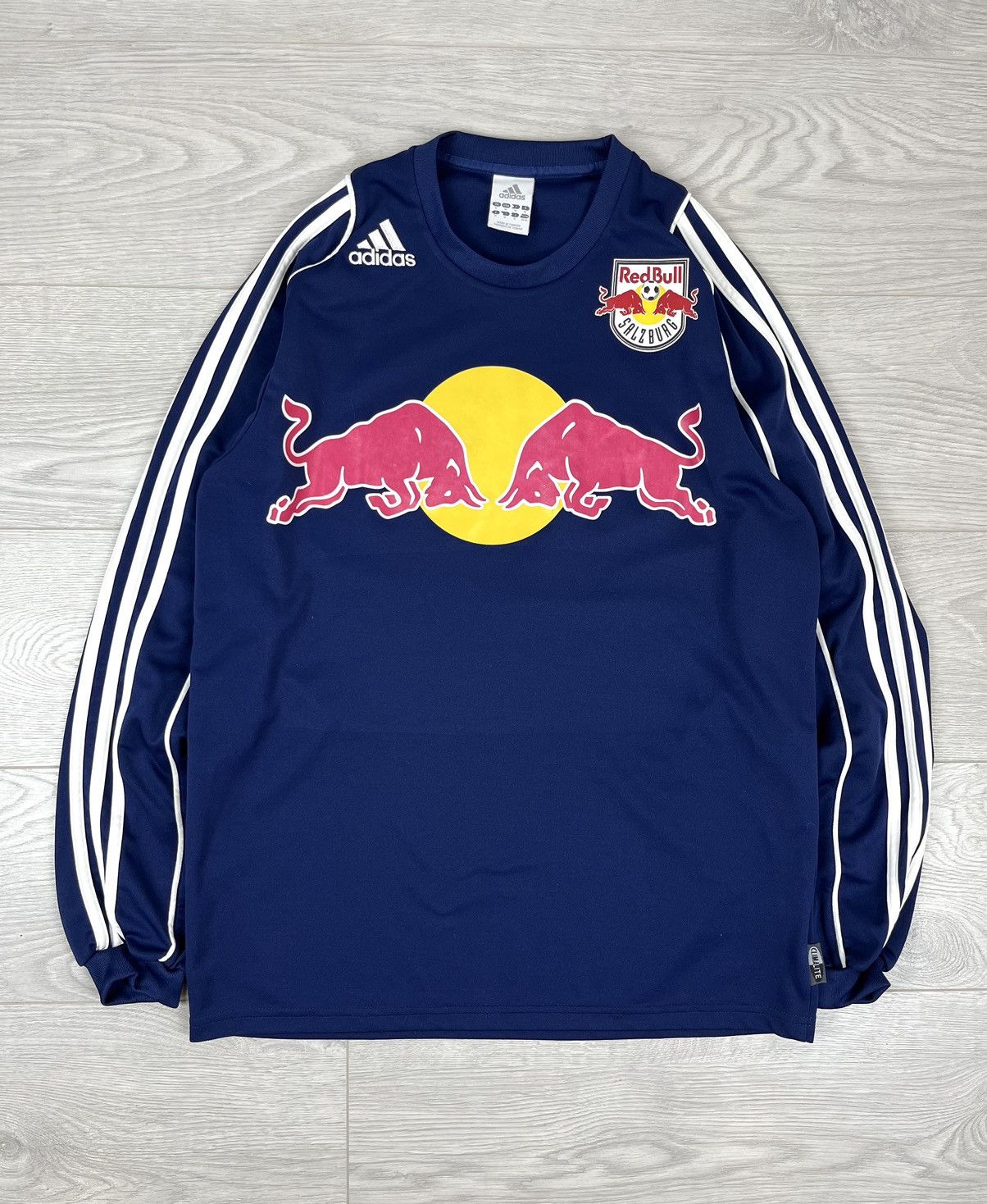 Vintage Adidas Red Bull Salzburg 2008 Away Kit Soccer Jersey Shirt Size US M / EU 48-50 / 2 - 1 Thumbnail