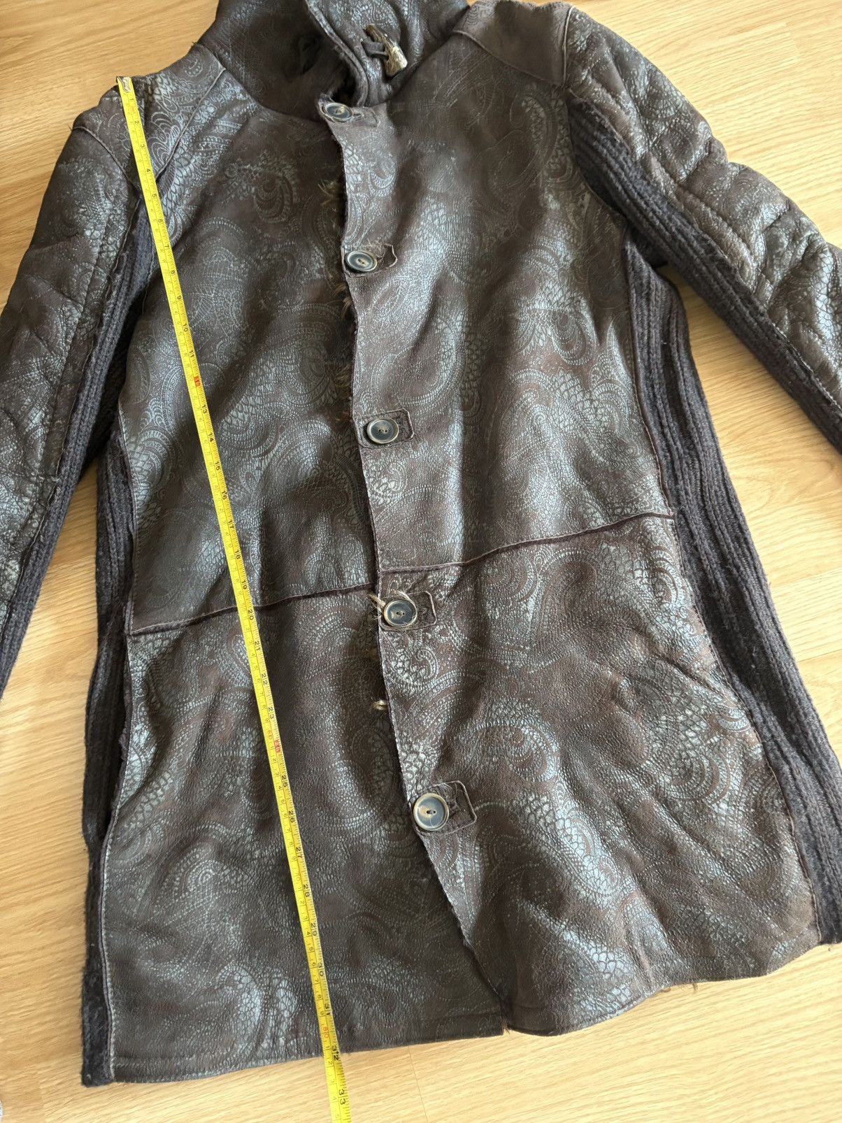 Cavalli Class 100% sheep skin coat IT 52, 100% virgin wool Size US L / EU 52-54 / 3 - 15 Thumbnail