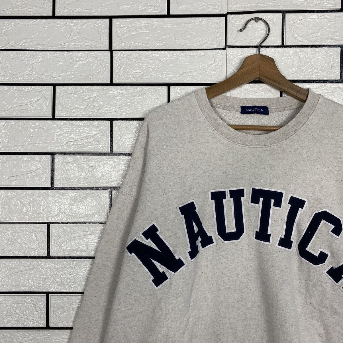 Japanese Brand 📌Vintage Sweatshirt Crewneck Nautica Big Logo Embroidery Size US XL / EU 56 / 4 - 8 Thumbnail
