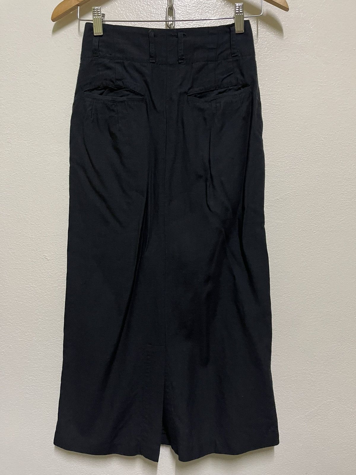 Japanese Brand Workshop Black Skirt Size 23" - 7 Thumbnail