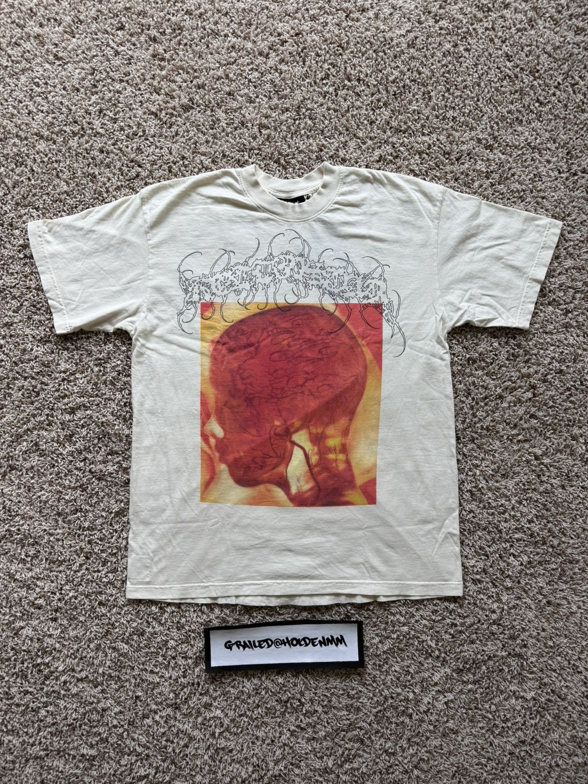 HELLSTAR Hellstar Blood Scan Tee Shirt White Size US M / EU 48-50 / 2 - 2 Thumbnail