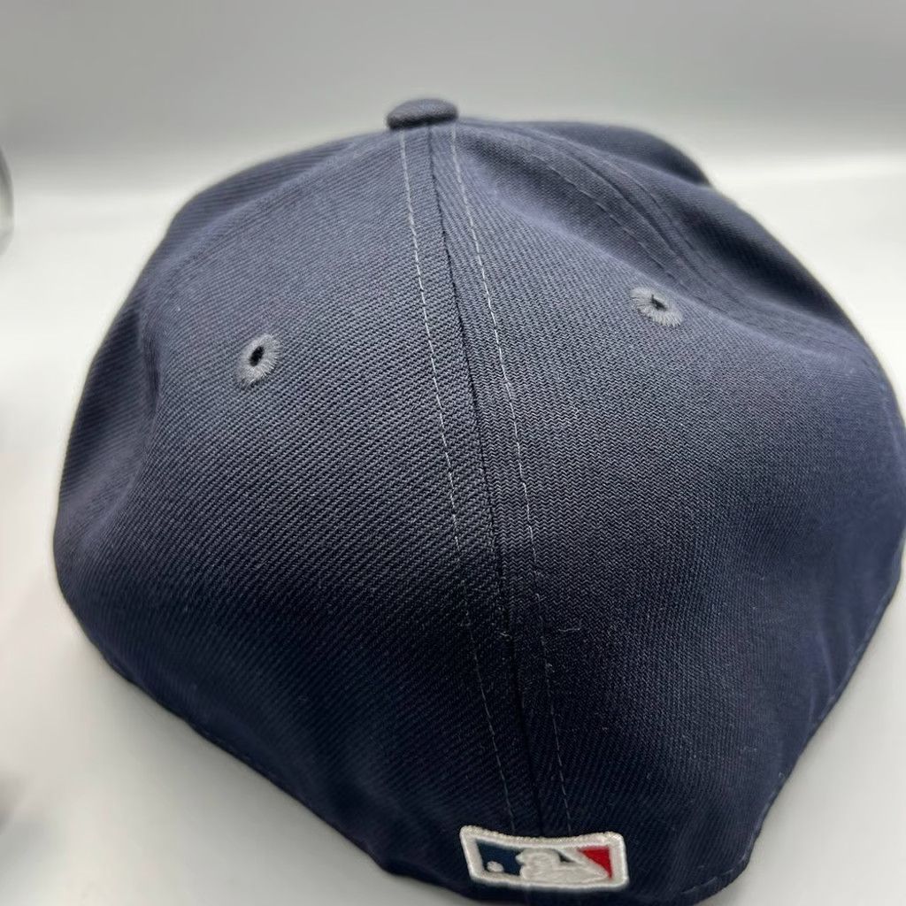 New Era Atlanta Braves Hat Men 7 5/8 Identity 59Fifty New Era Fitted Size ONE SIZE - 8 Thumbnail
