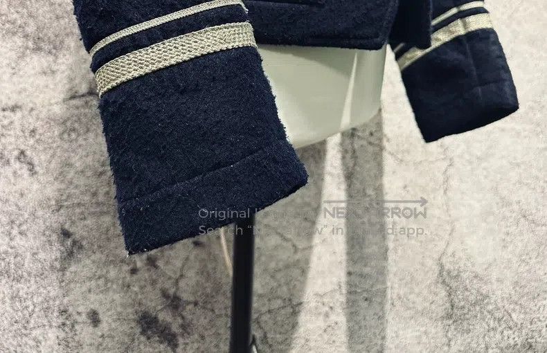 Comme des Garcons Comme Des Garcons Navy Wool Jacket Size XS / US 0-2 / IT 36-38 - 3 Thumbnail