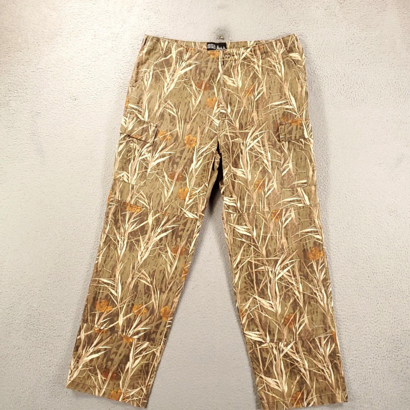 Doublet WFS Jeans Mens XL Camo Duck Hunting 90s Grunge Cargo Pockets Straight Denim Multicolor Camouflage Size US 36 / EU 52 - 2 Thumbnail
